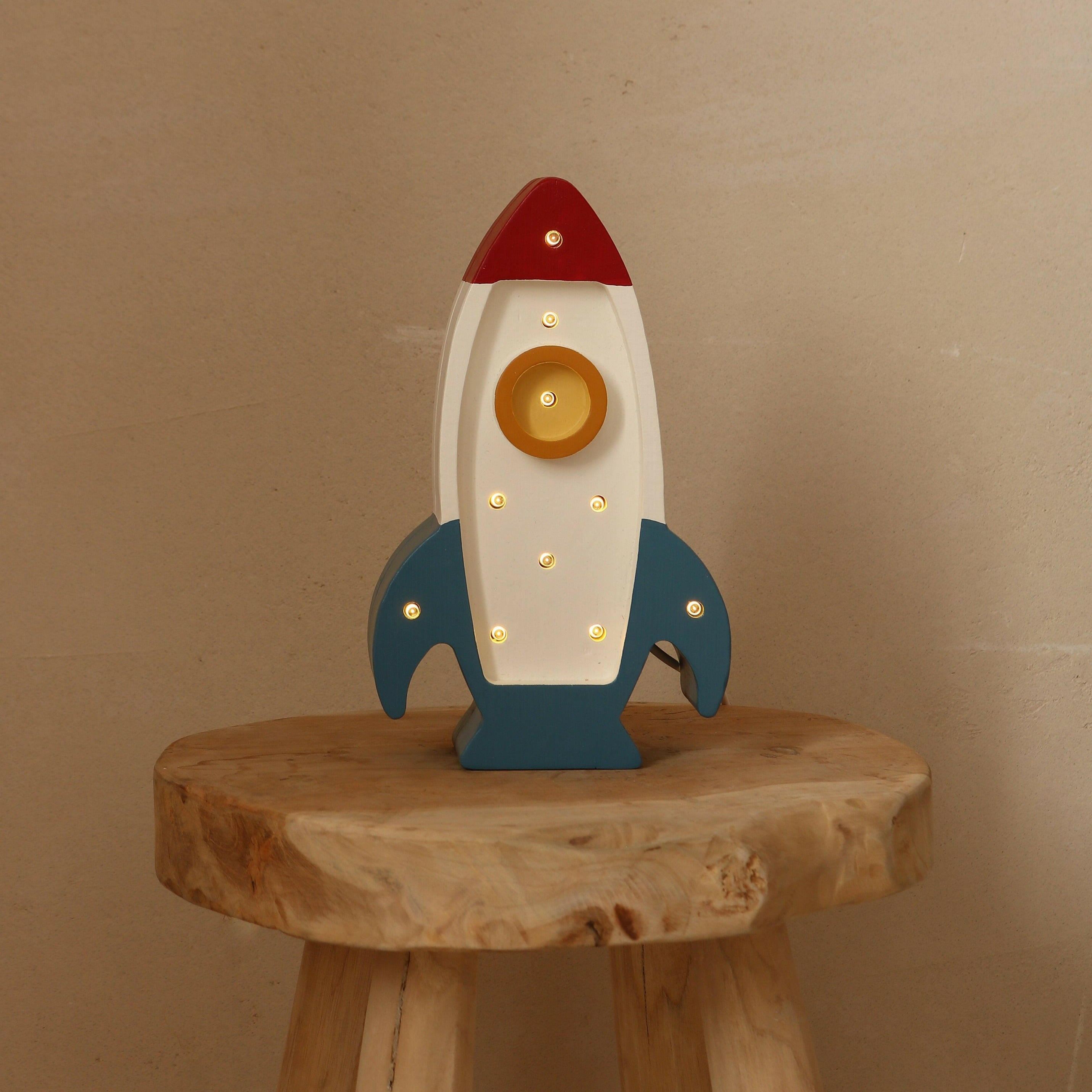 Little Lights Mini Rocket Ship Lamp Baby & Toddler Little Lights US