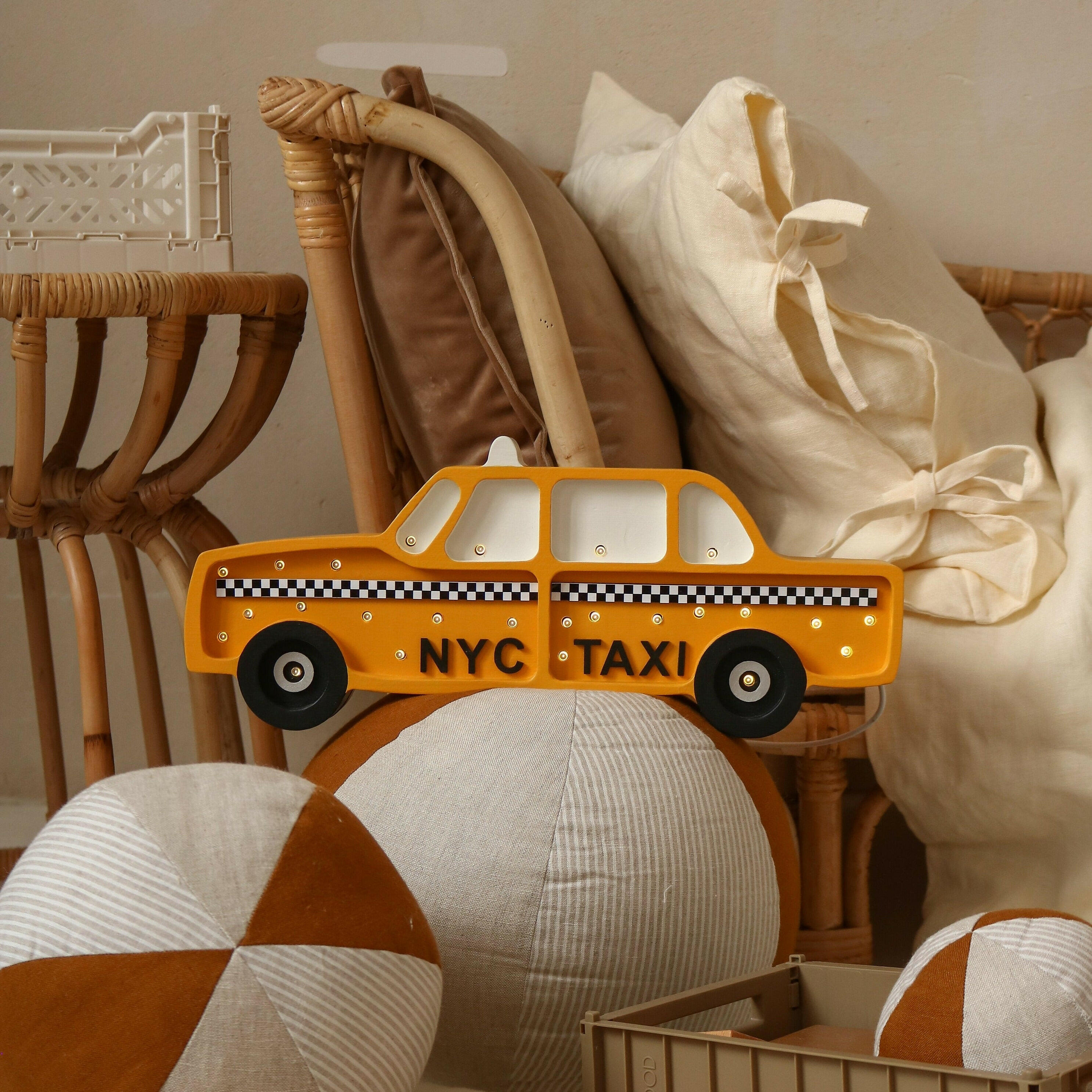Little Lights NYC Taxi Lamp Baby & Toddler Little Lights US