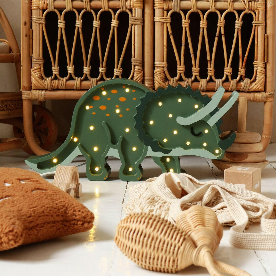 Little Lights Triceratops Dinosaur Lamp Little Lights US