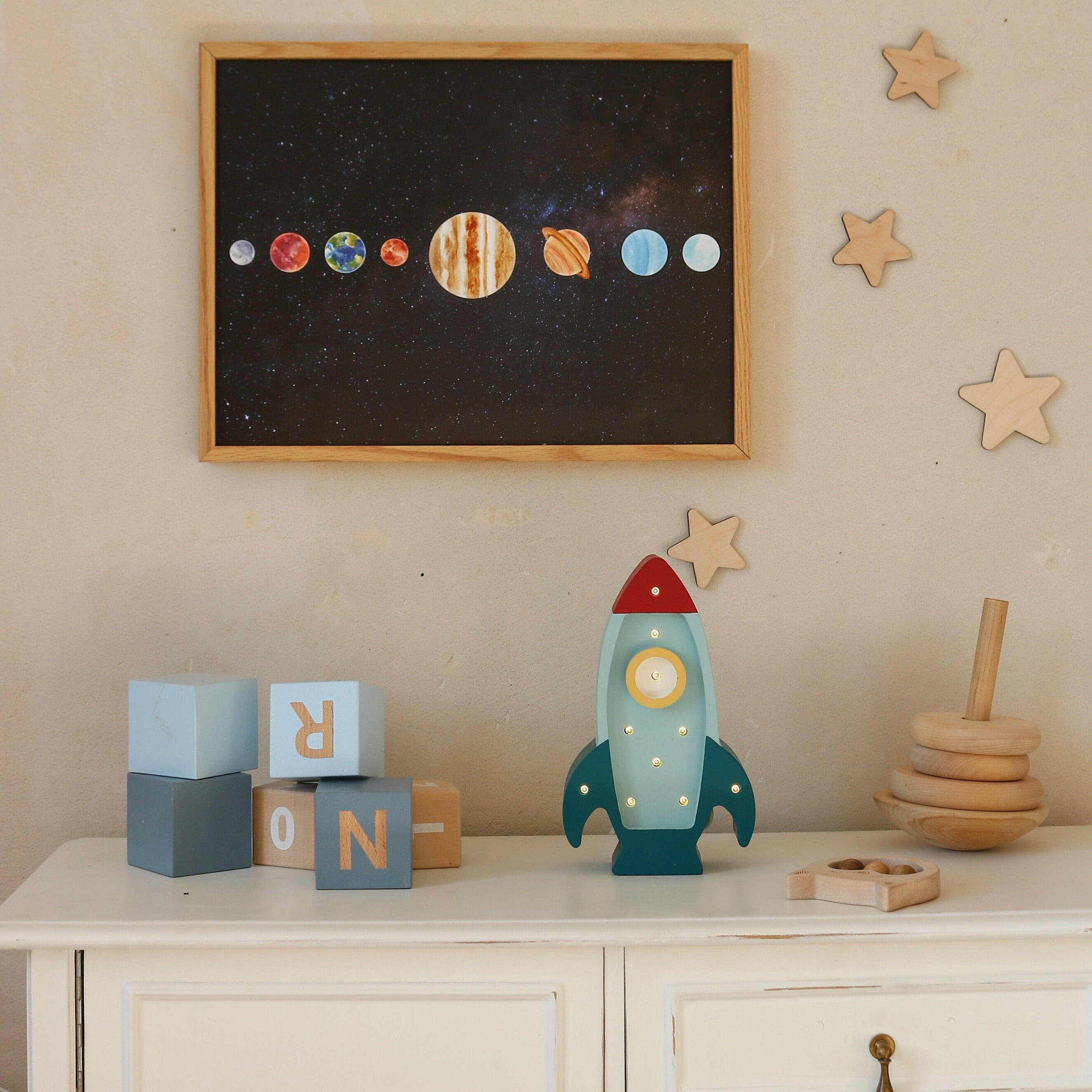 Little Lights Mini Rocket Ship Lamp Baby & Toddler Little Lights US