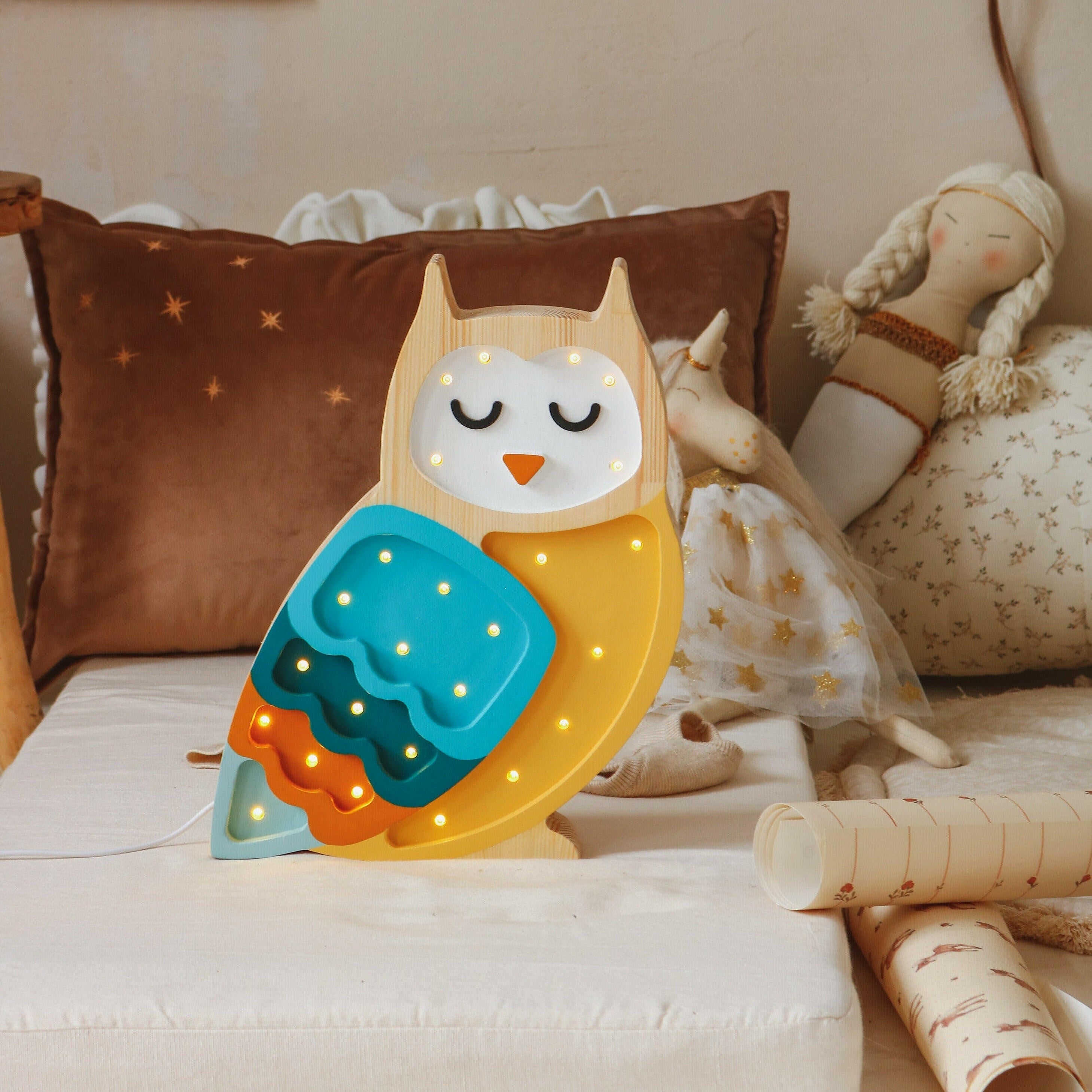 Little Lights Owl Lamp Little Lights US