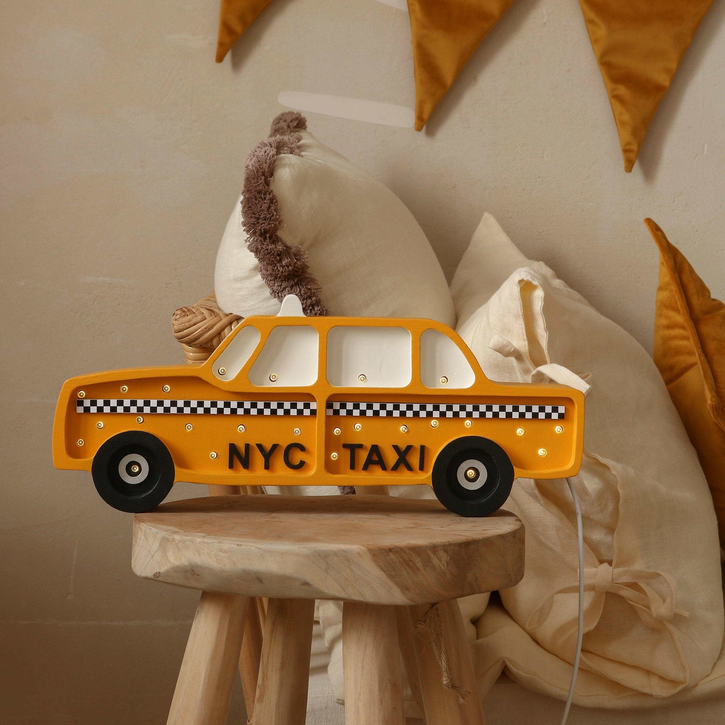 Little Lights NYC Taxi Lamp Baby & Toddler Little Lights US