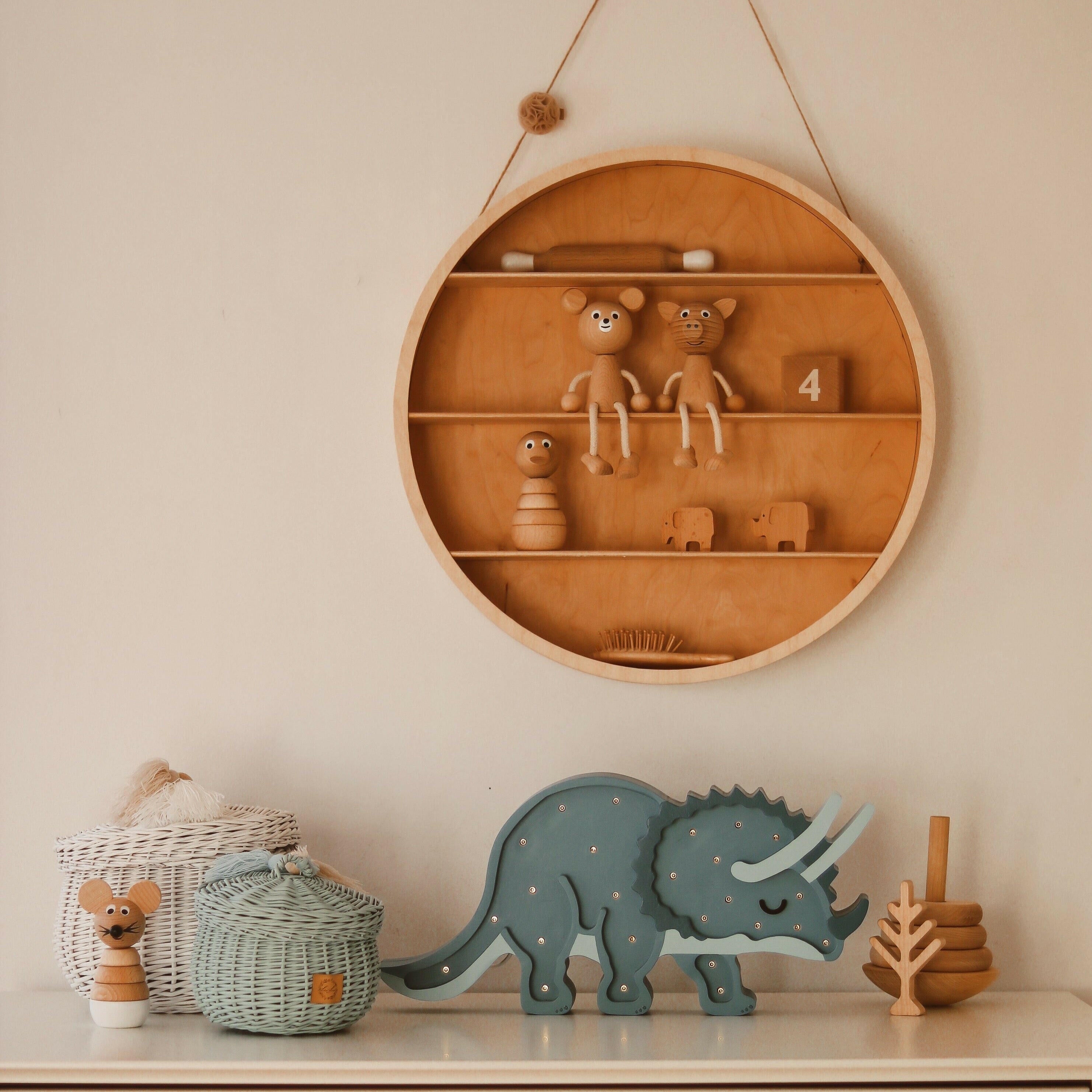 Little Lights Triceratops Dinosaur Lamp Little Lights US