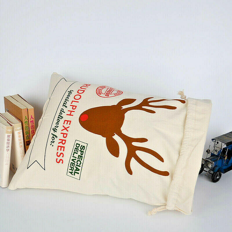Rudolph Express Large Santa Sack with Drawstring Christmas New Castle Classics