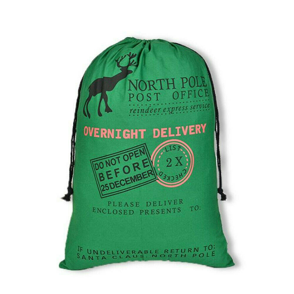 North Pole Post Office Large Santa Sack with Drawstring Christmas New Castle Classics