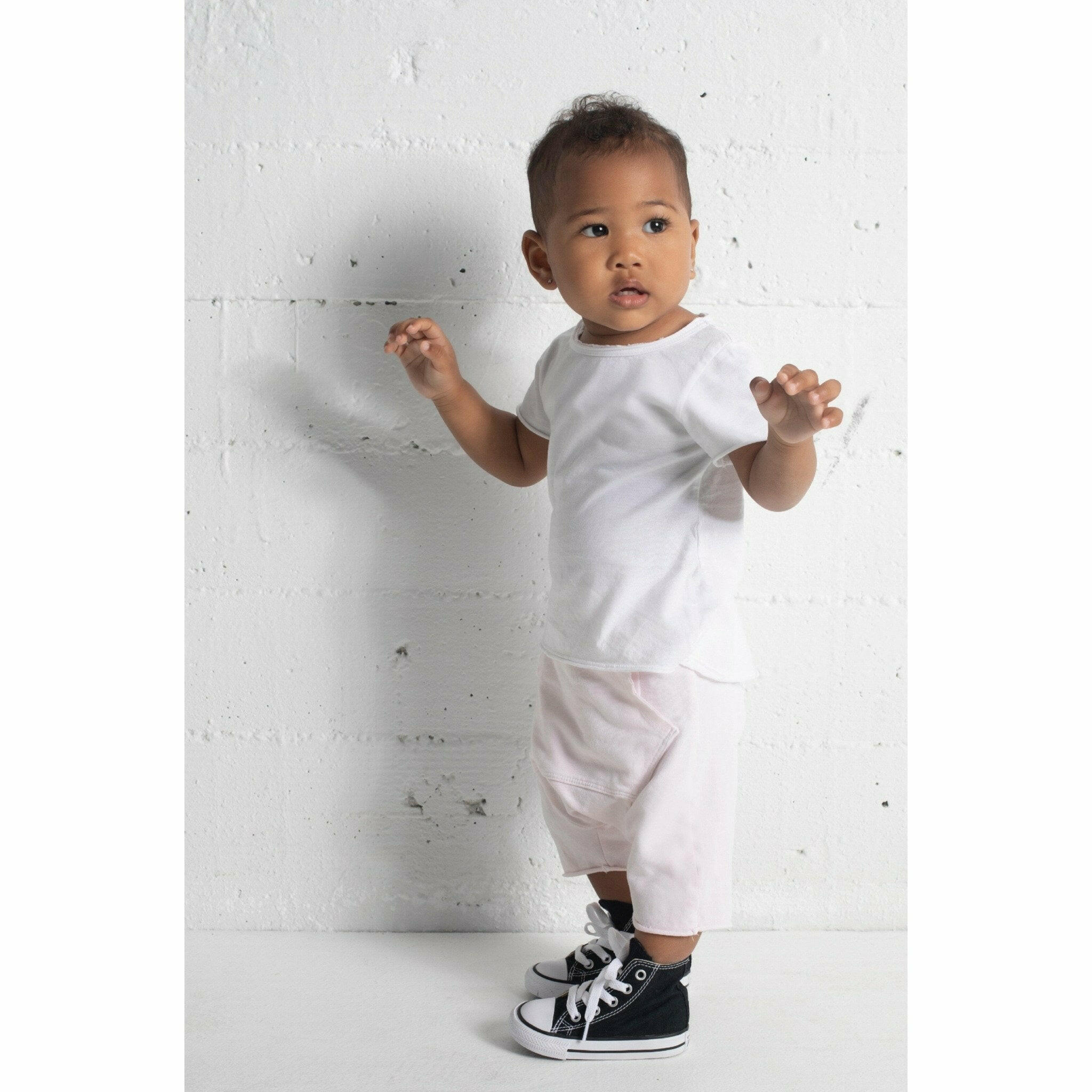 Asher Baby Tee Navy Tees Be Mi Los Angeles