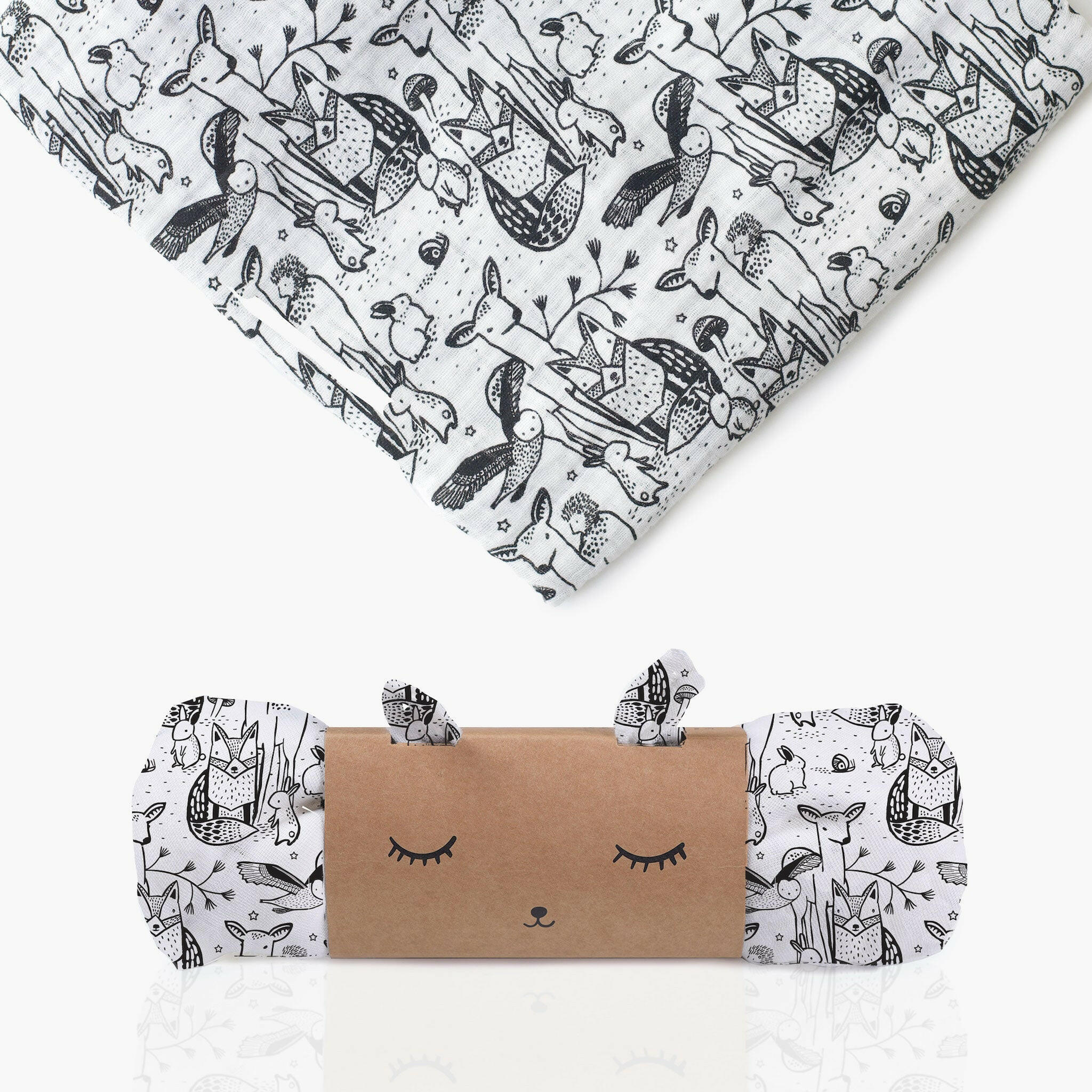 Organic Muslin Swaddle - Forest Swaddles Wee Gallery