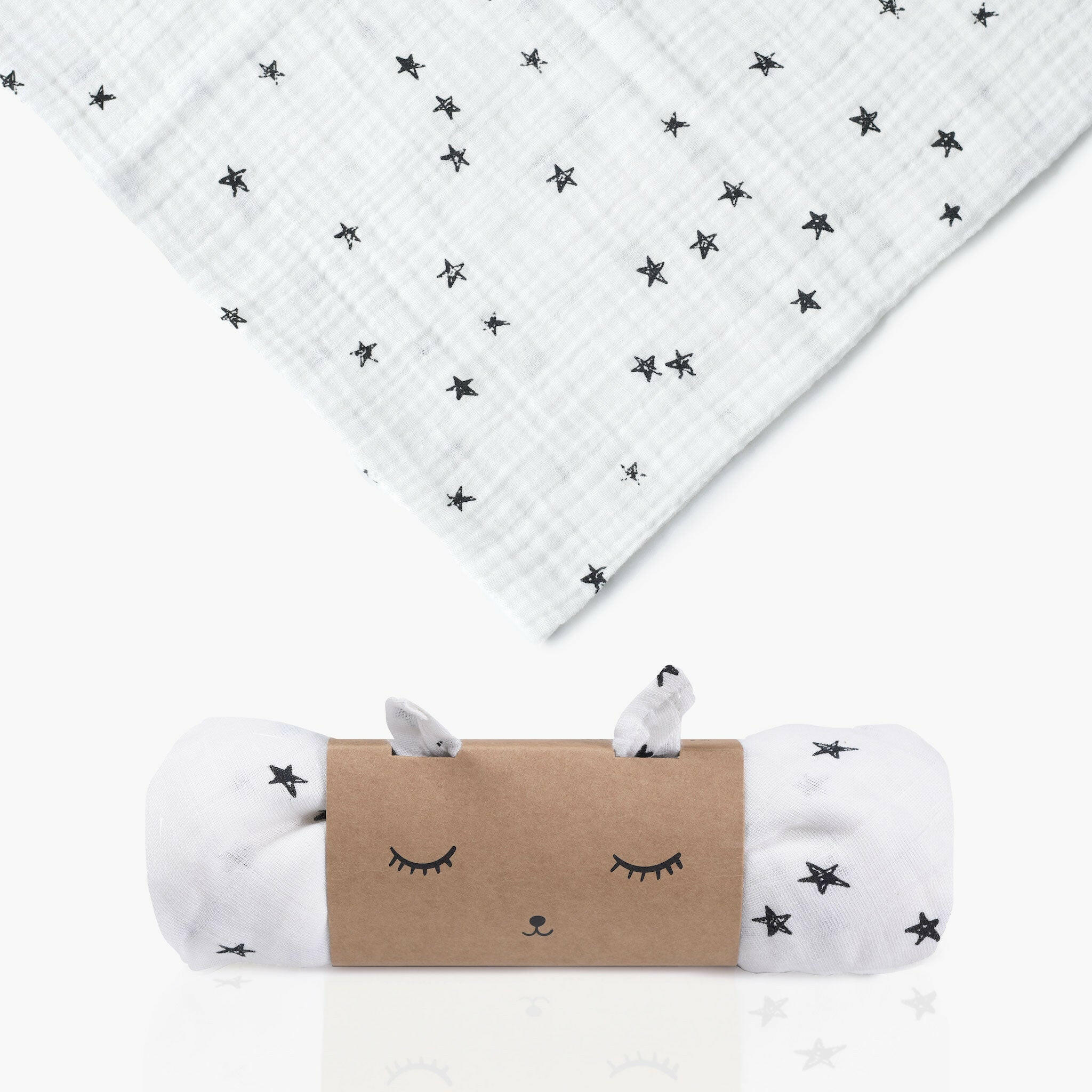 Organic Muslin Swaddle - Stars Swaddles Wee Gallery
