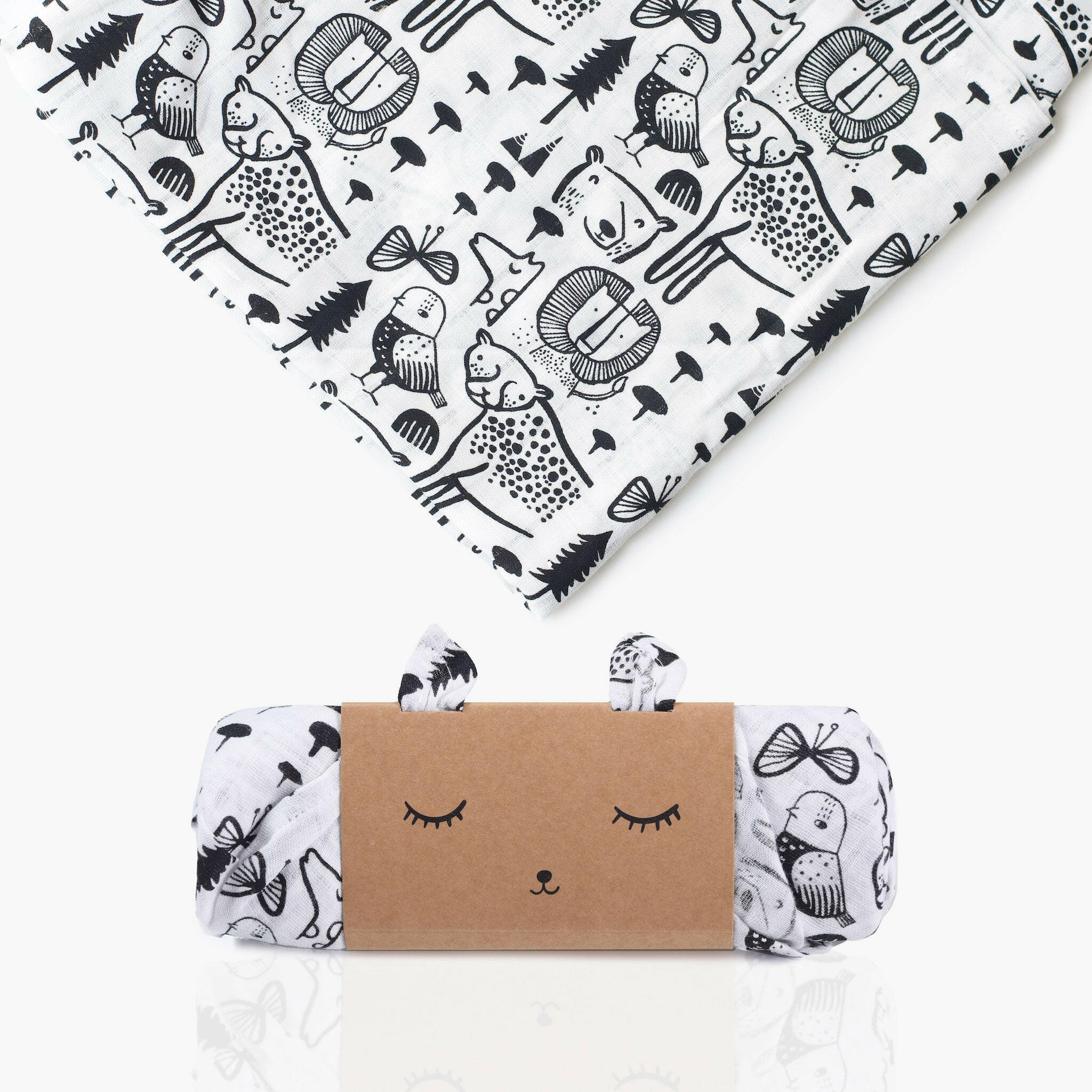 Organic Muslin Swaddle - Wild Swaddles Wee Gallery