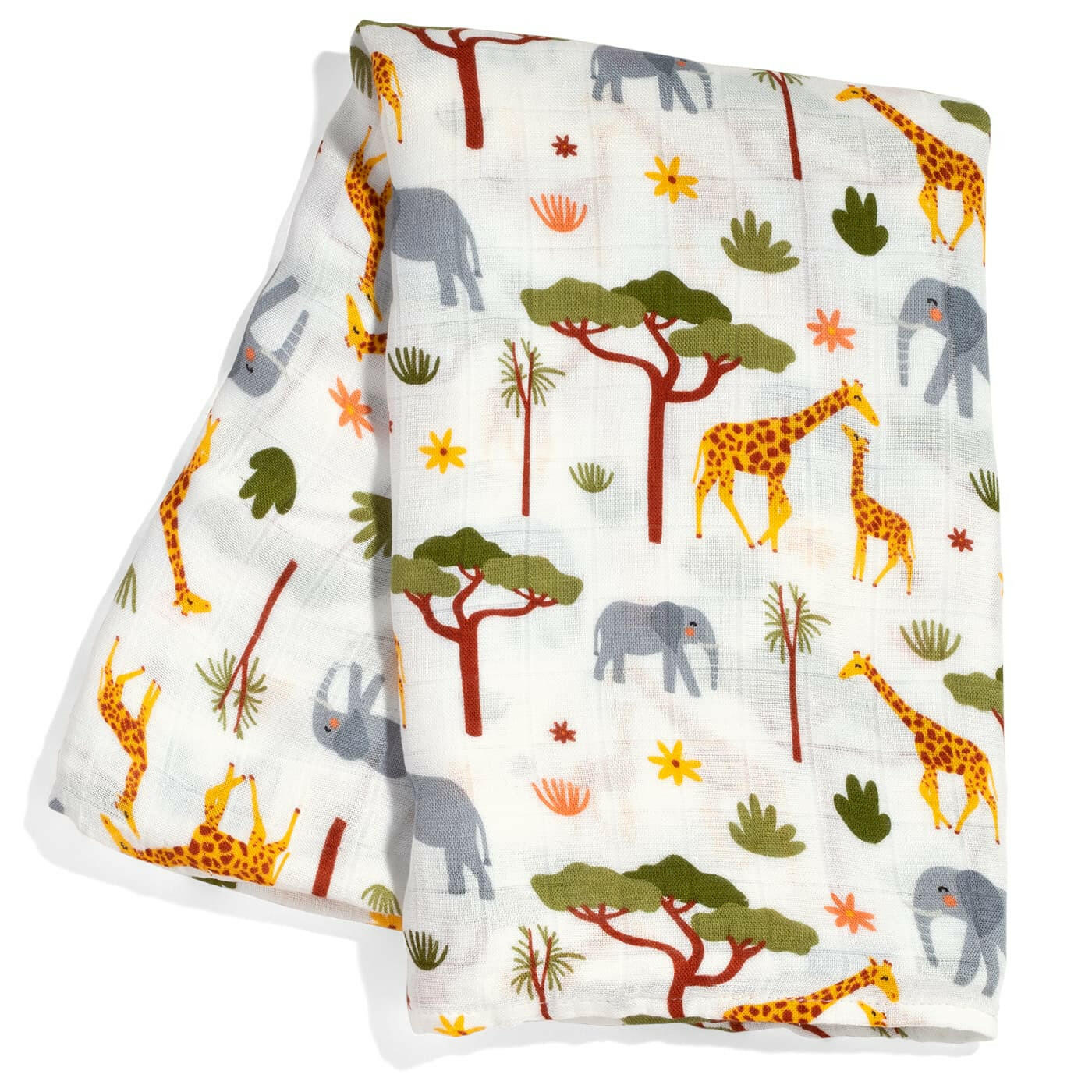 Crib sheet and Swaddle bundle - In The Savanna Rookie Humans