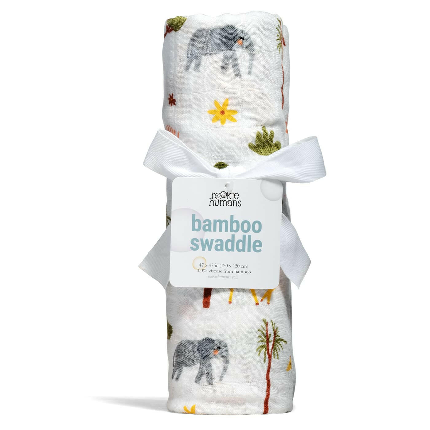 In The Savanna bamboo swaddle Swaddle Rookie Humans