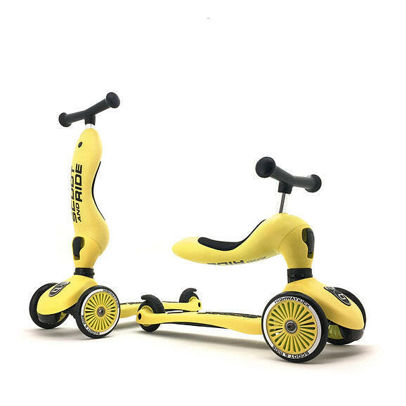 Highwaykick 1 Toddler Scooter Riding Scooters Scoot and Ride Lemon