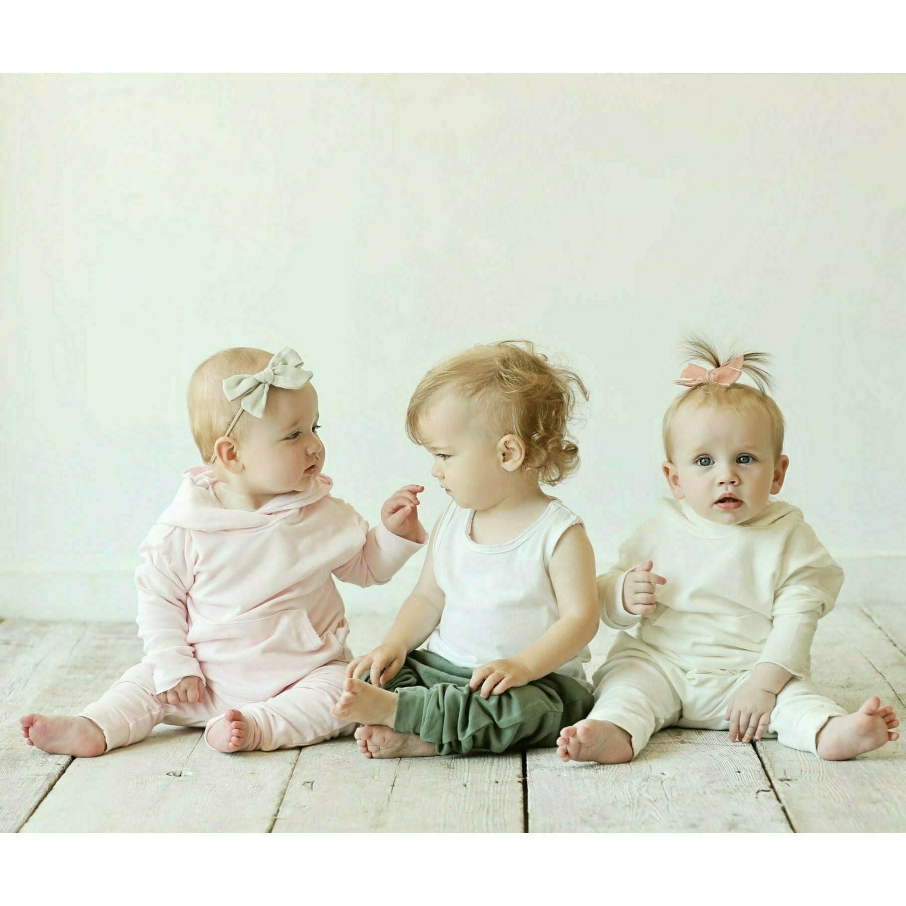Organic Baby Benji Hoodie Cream Sweatshirts Be Mi Los Angeles