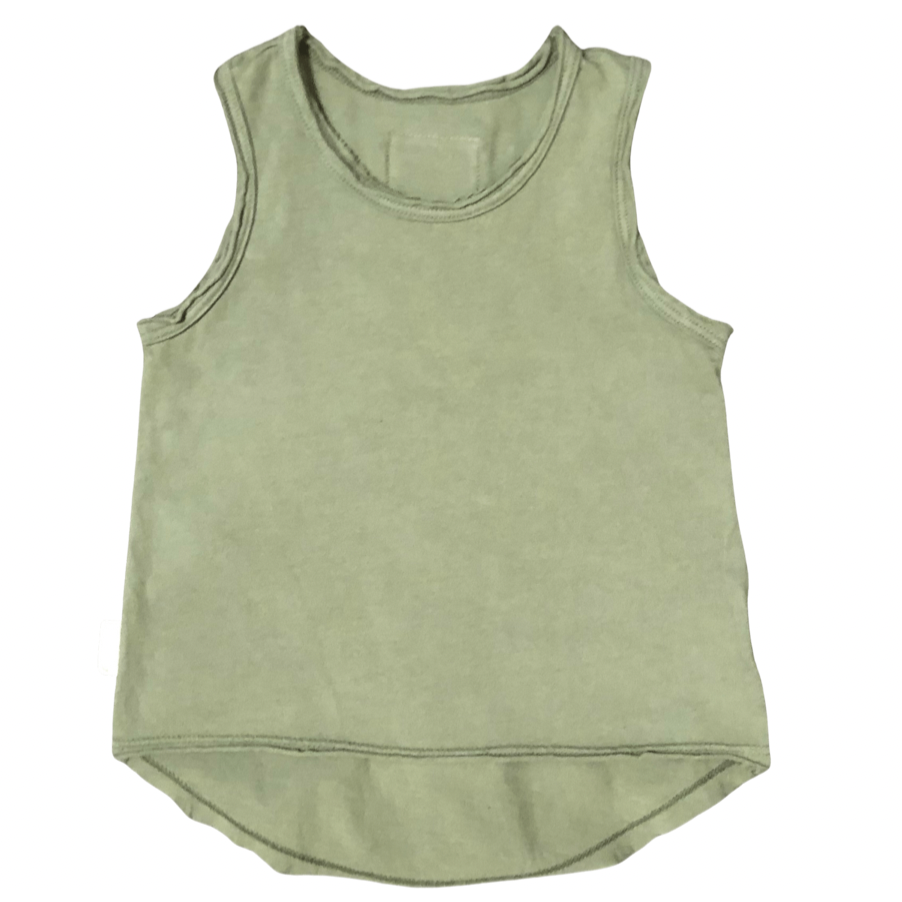Asher Baby Tank Top Olive Tanks Be Mi Los Angeles