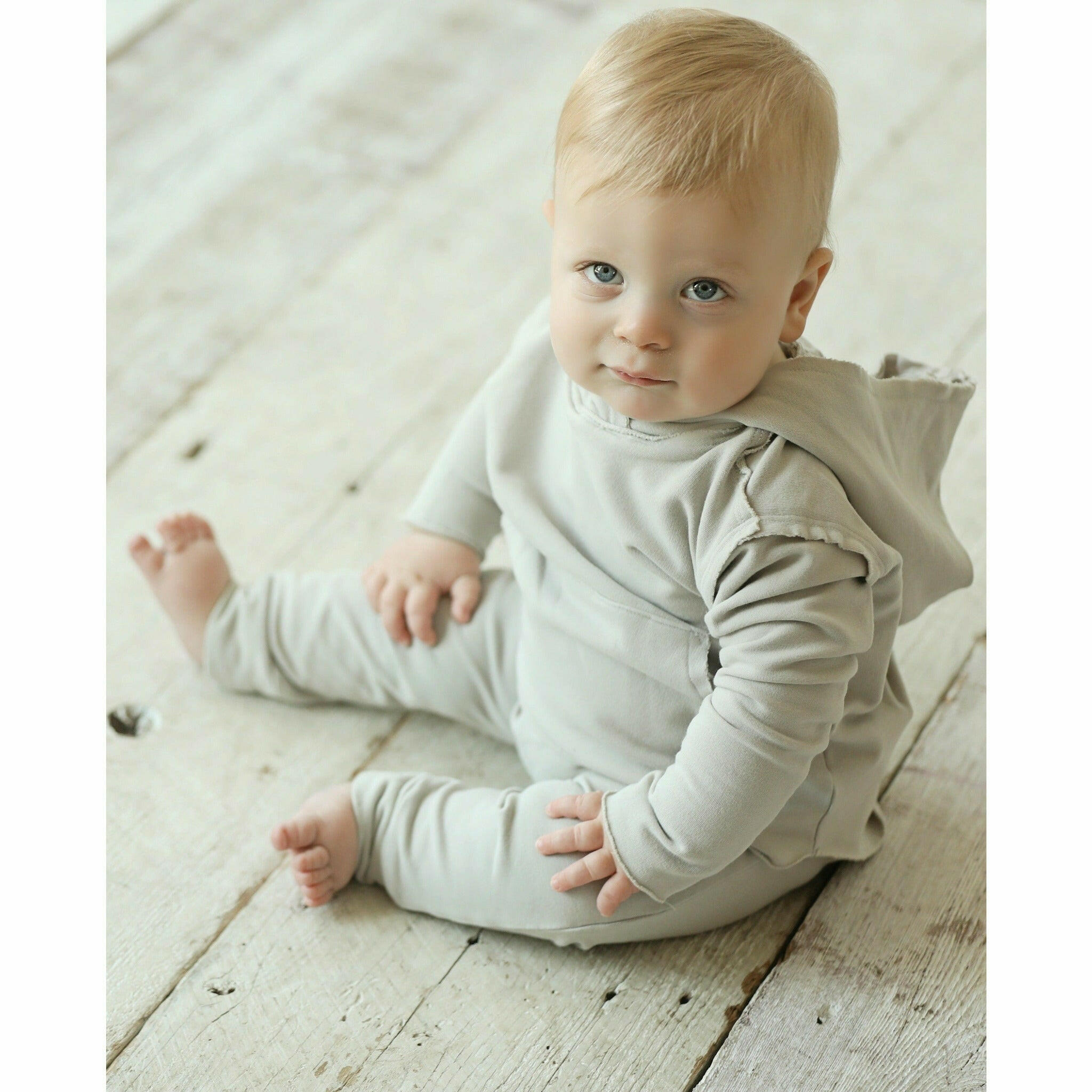 Organic Baby Benji Hoodie Stone Hoodie Be Mi Los Angeles