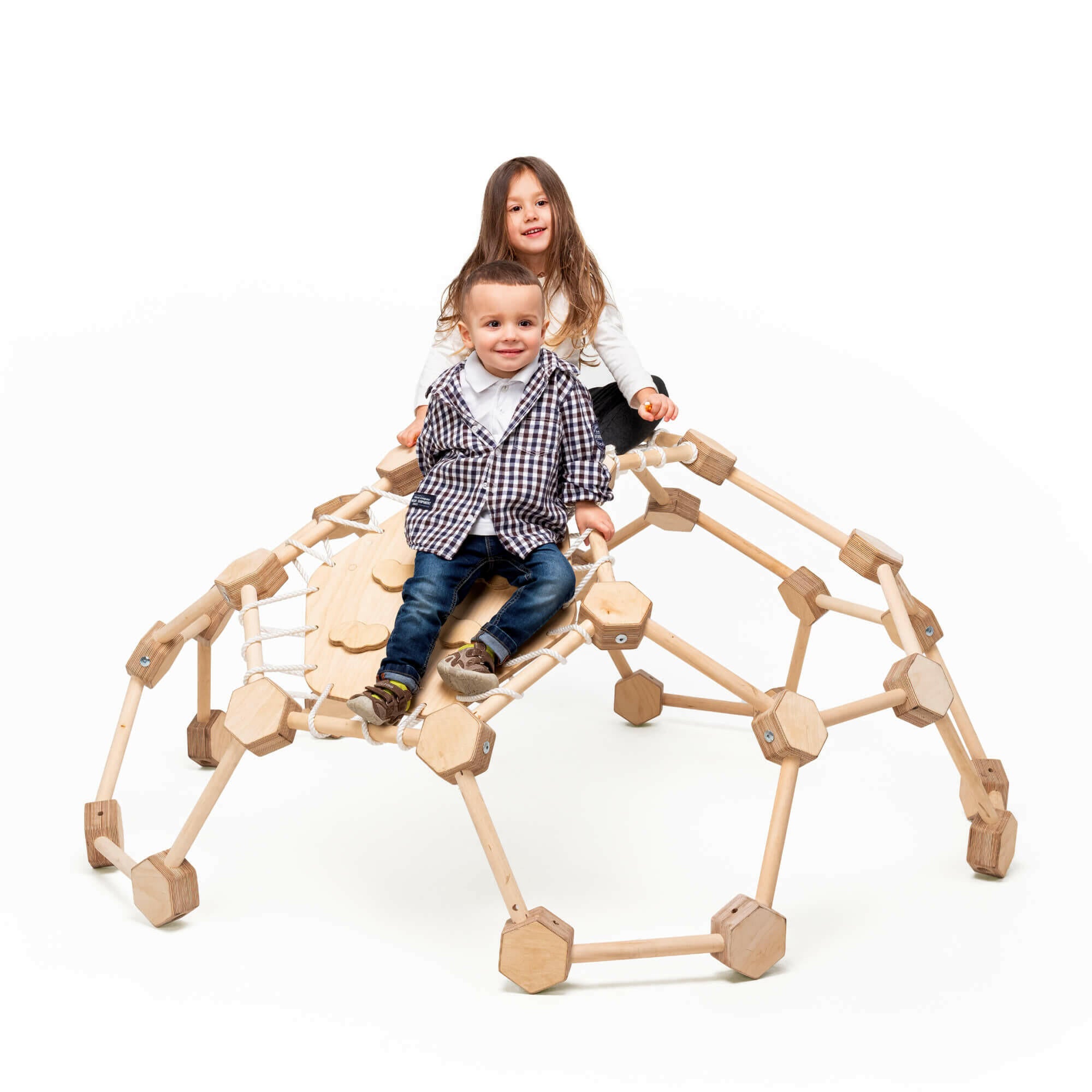 Wooden Climbing Frame Geodome / Climbing Dome for Kids 2-6 y.o. Climbing Dome Goodevas