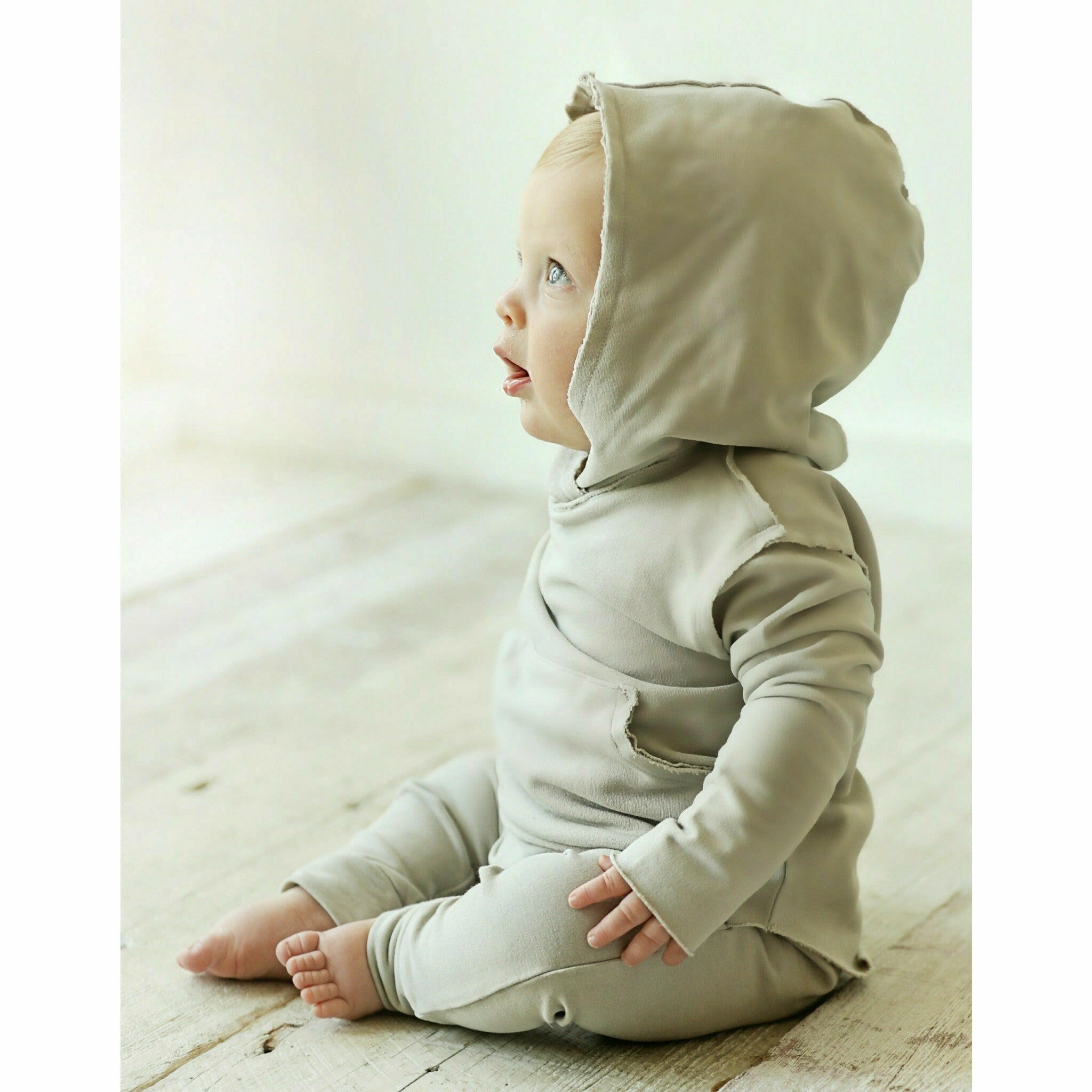 Organic Baby Benji Hoodie Cream Sweatshirts Be Mi Los Angeles