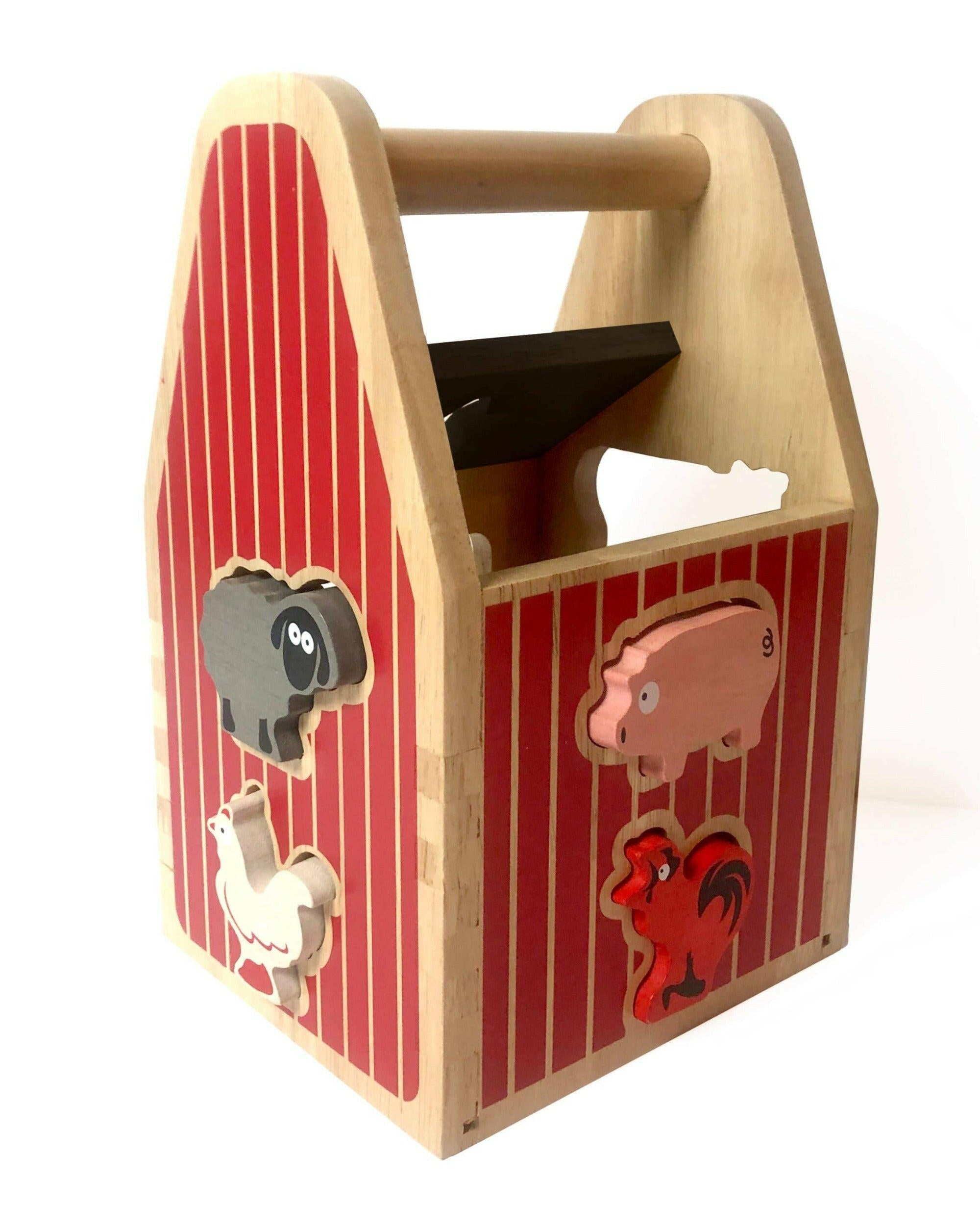 Barnyard Shape Sorter Wooden Toys BeginAgain