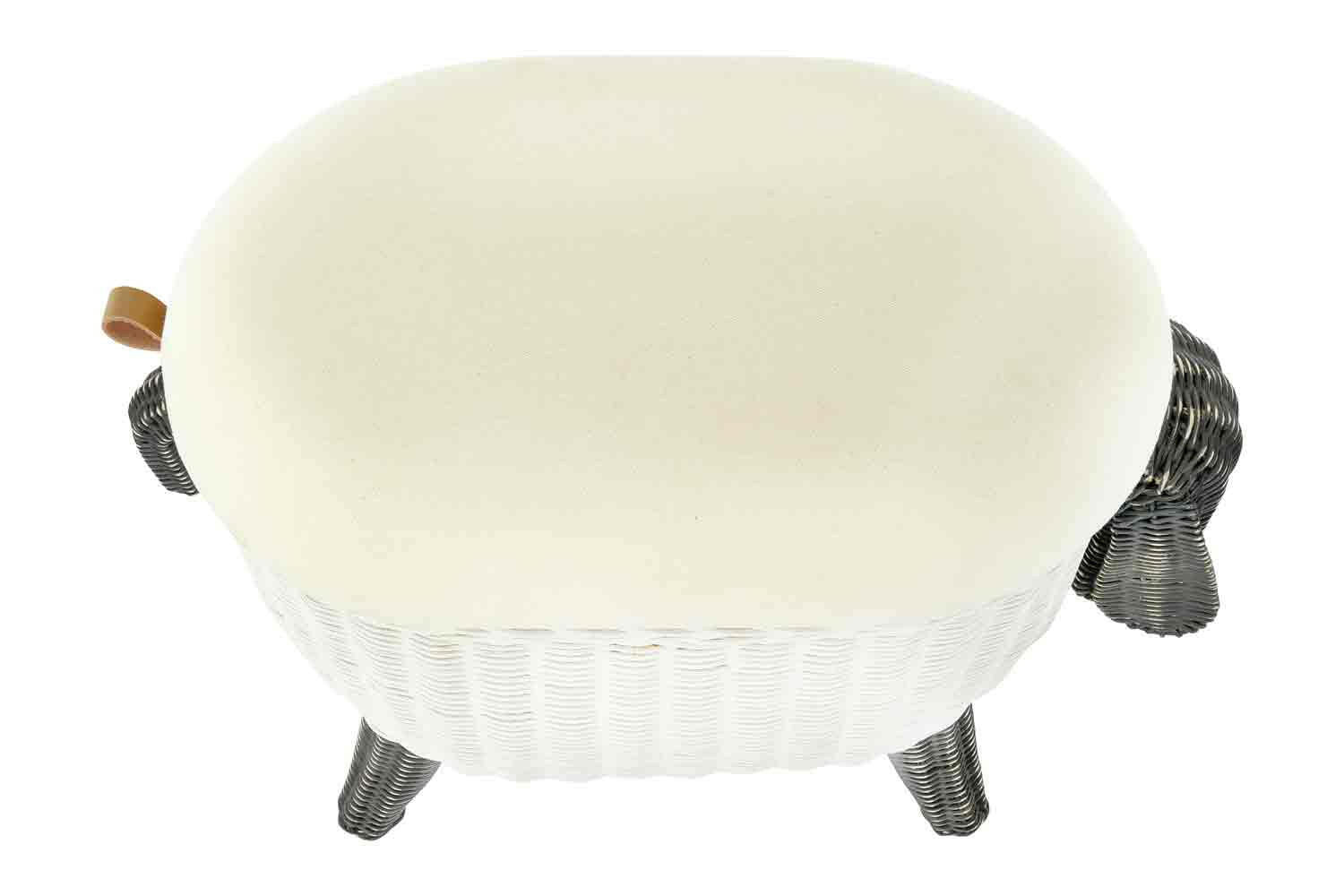 Rattan Stool - Sheep Children's Furniture Bloomingville Mini