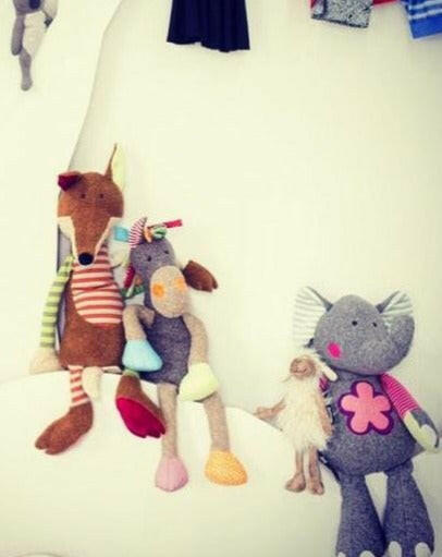 Patchwork Sweety Striped Fox Stuffies Sigikid