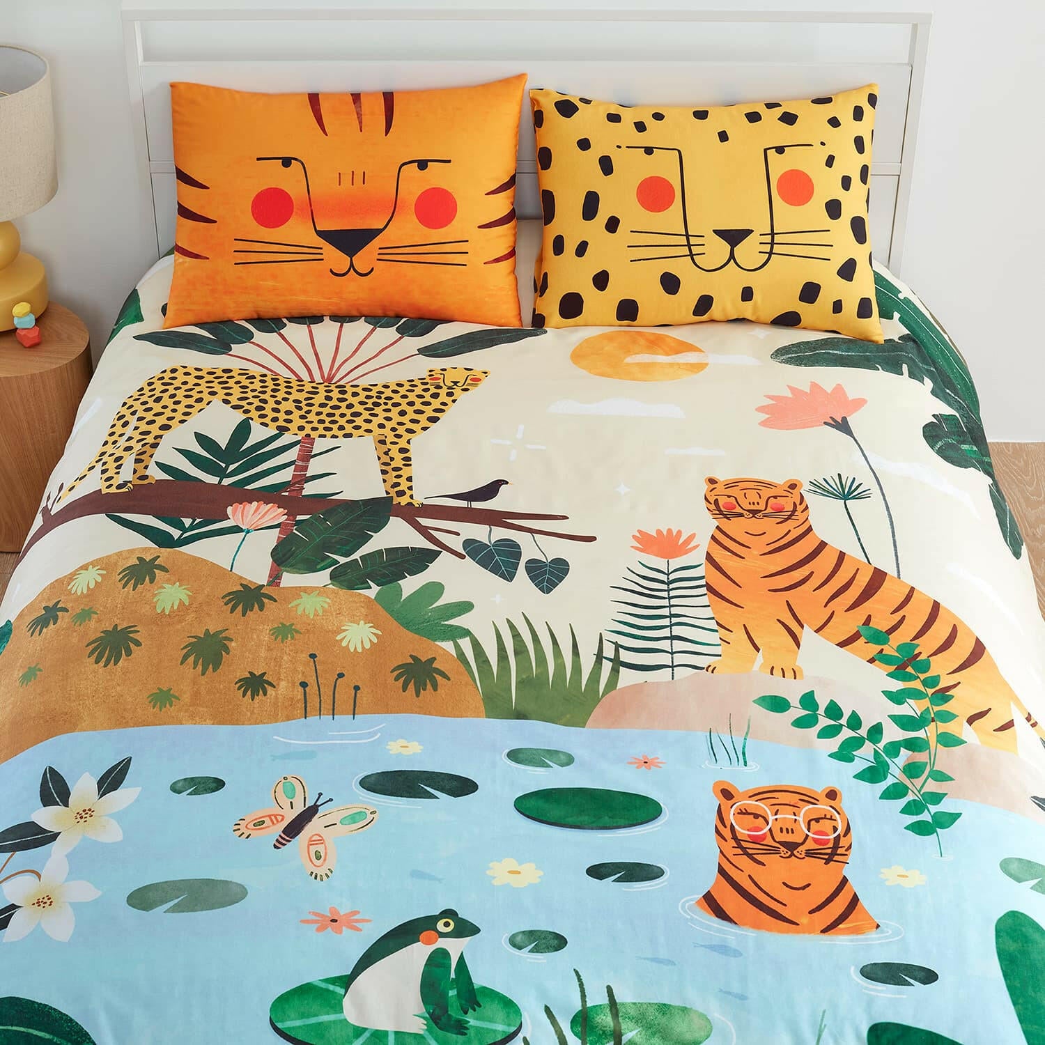 In The Jungle Duvet & Pillowcase Big Kid Bedding Rookie Humans