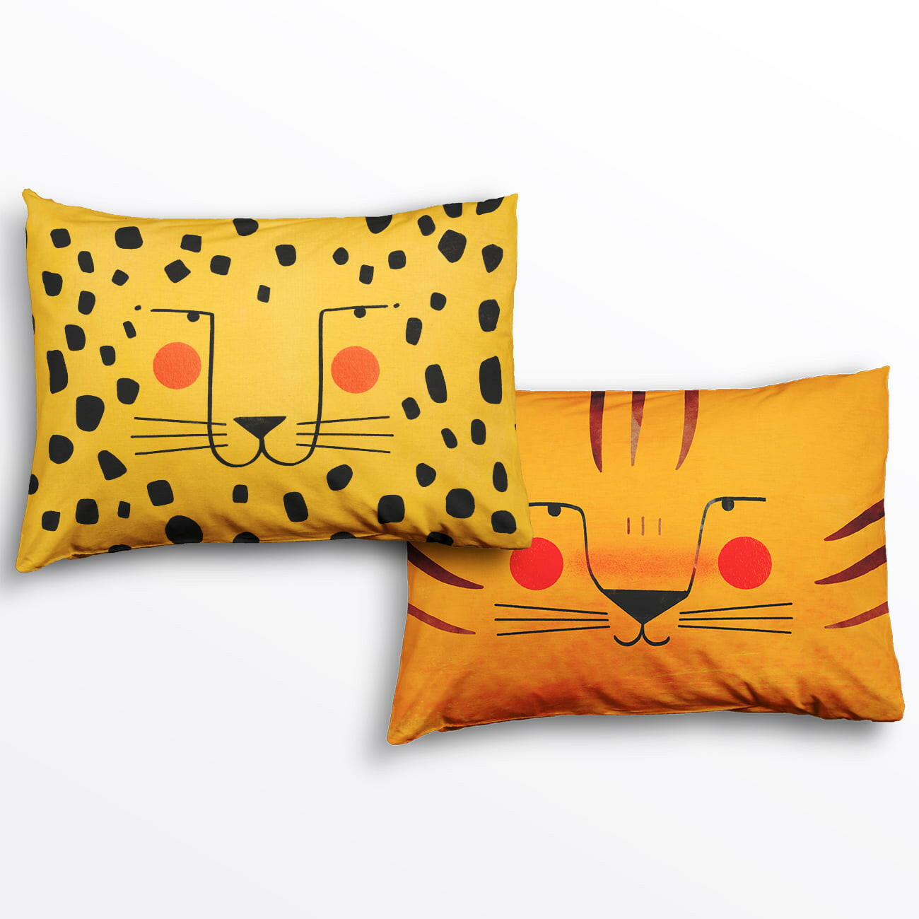 2-pack Jungle Standard Size Pillowcases Pillowcase Rookie Humans