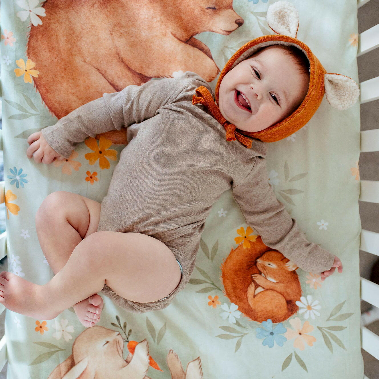 Enchanted Meadow Standard Size Crib Sheet Crib sheets Rookie Humans