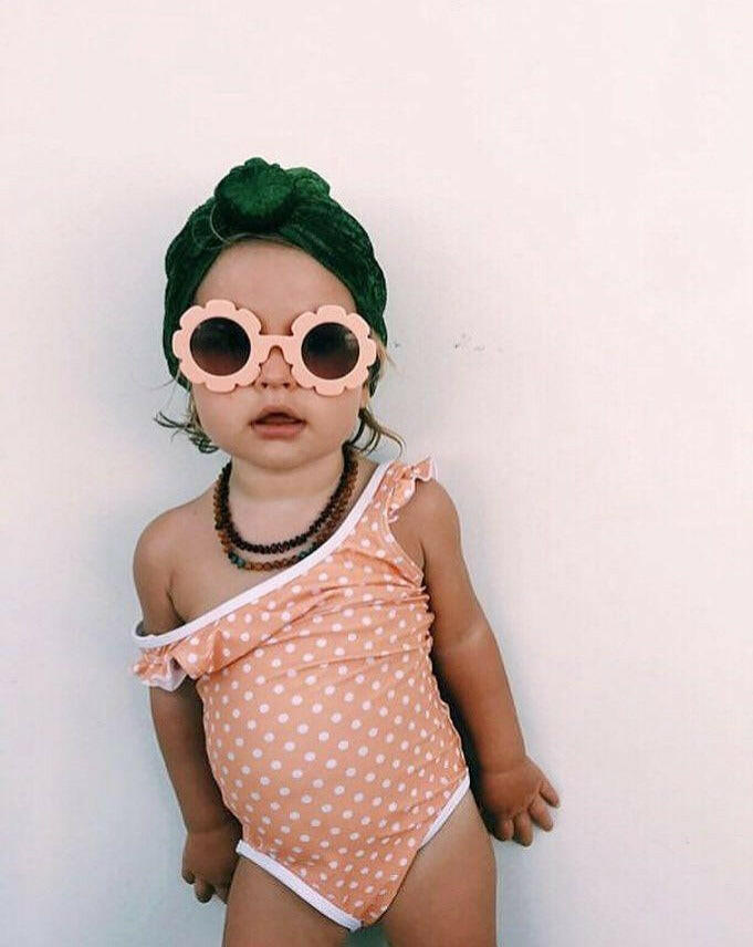 Flower Sunnies - Blush Sunglasses Miss Mimi by MKS Miminoo