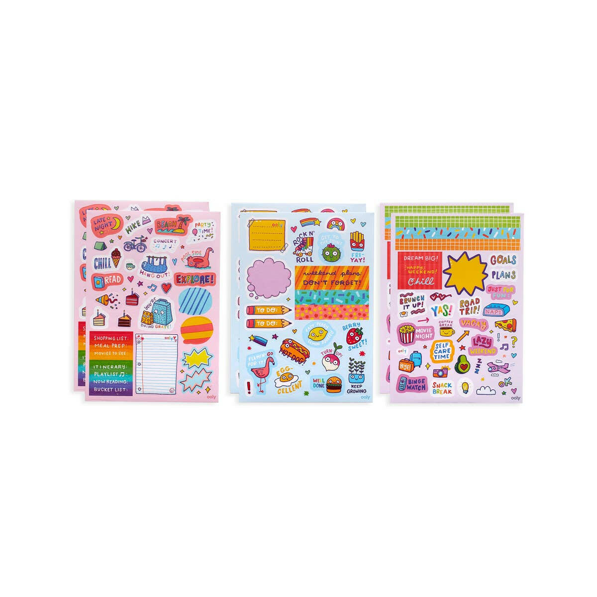 Sticker Stash - Quirky Fun Decorative Stickers OOLY - Art & School Supplies