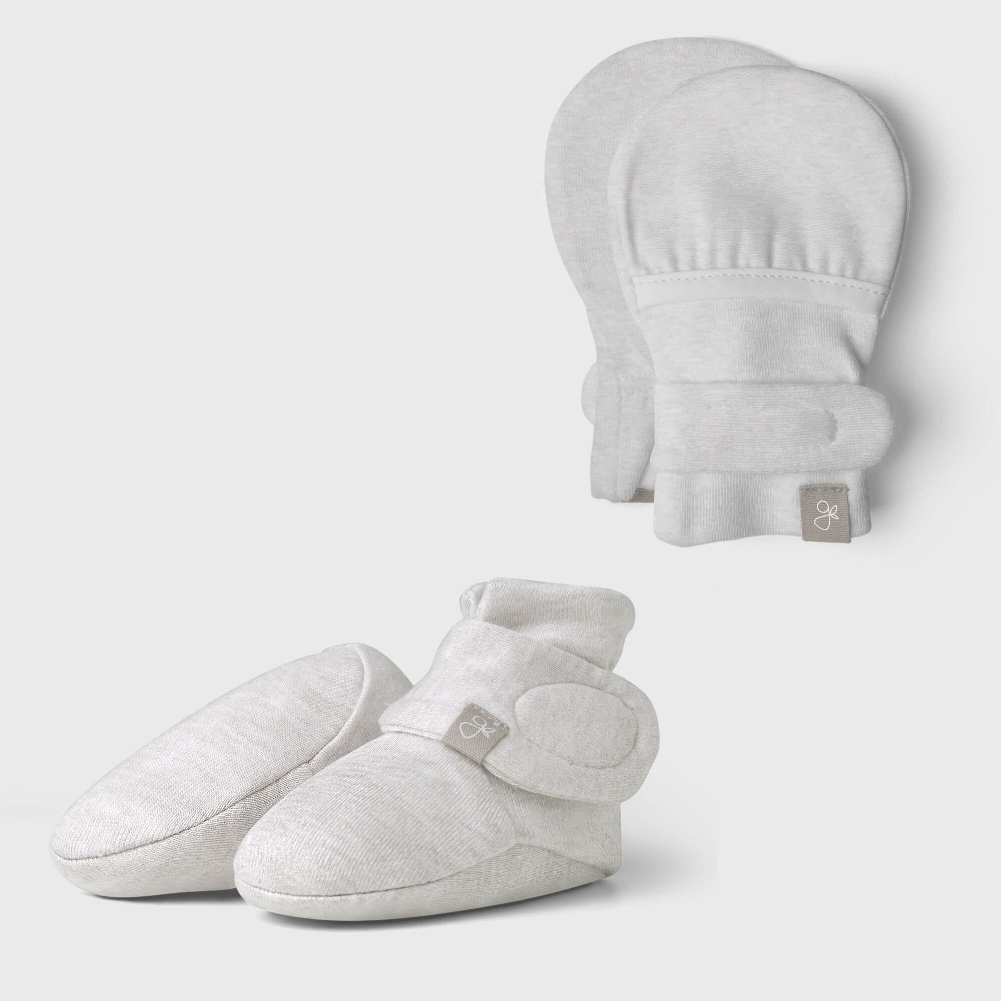 MITTS + BOOTS | STORM GRAY bundles goumikids 0-3M