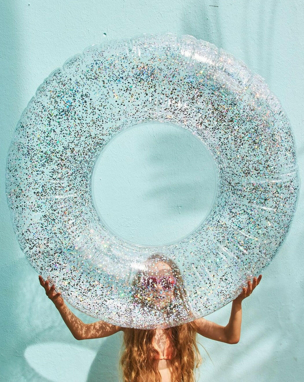 Pool Ring Glitter Outdoor Toys Sunnylife