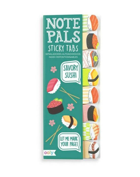 Note Pals Sticky Tabs - Savory Sushi Art Supplies OOLY - Art & School Supplies