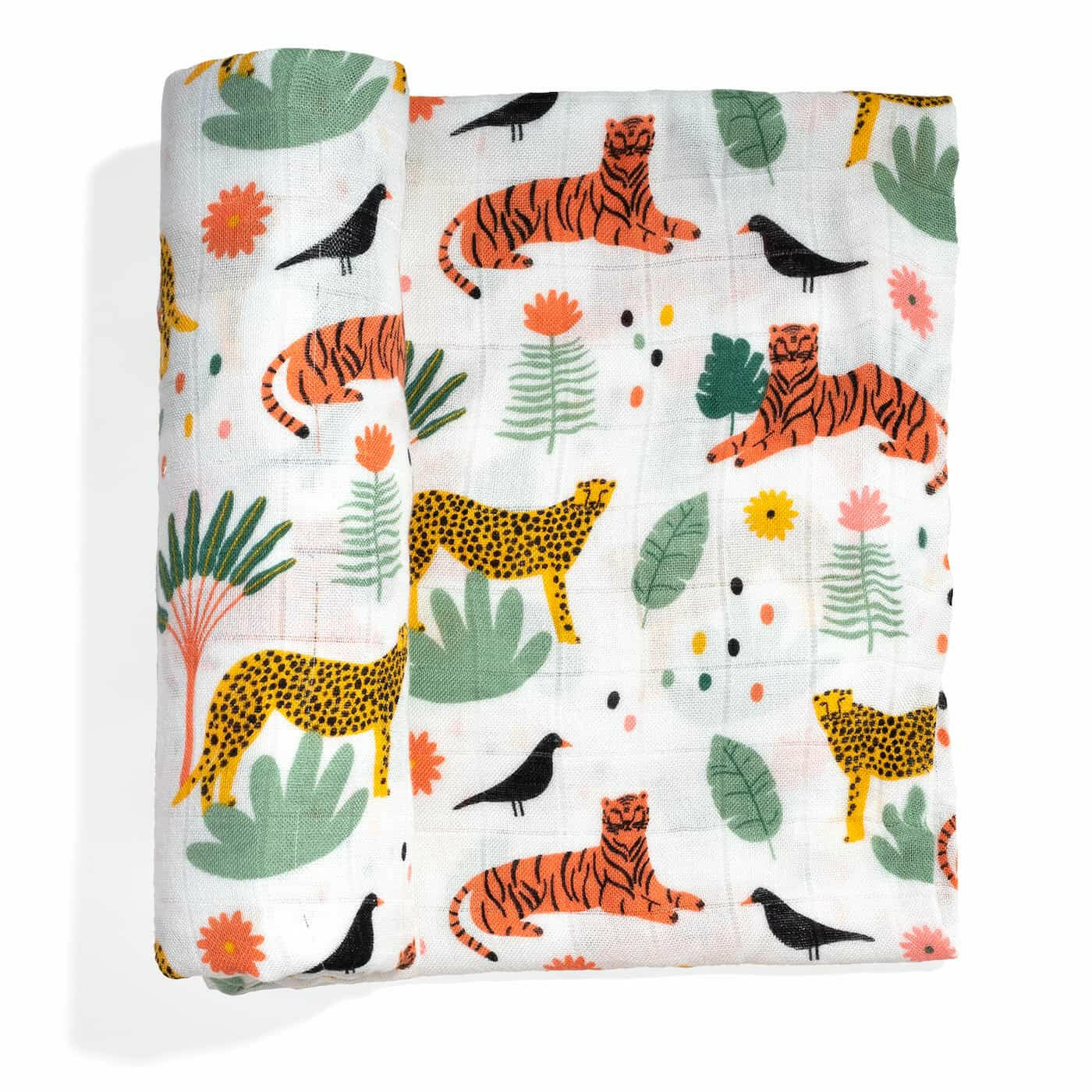In The Jungle bamboo swaddle Swaddle Rookie Humans