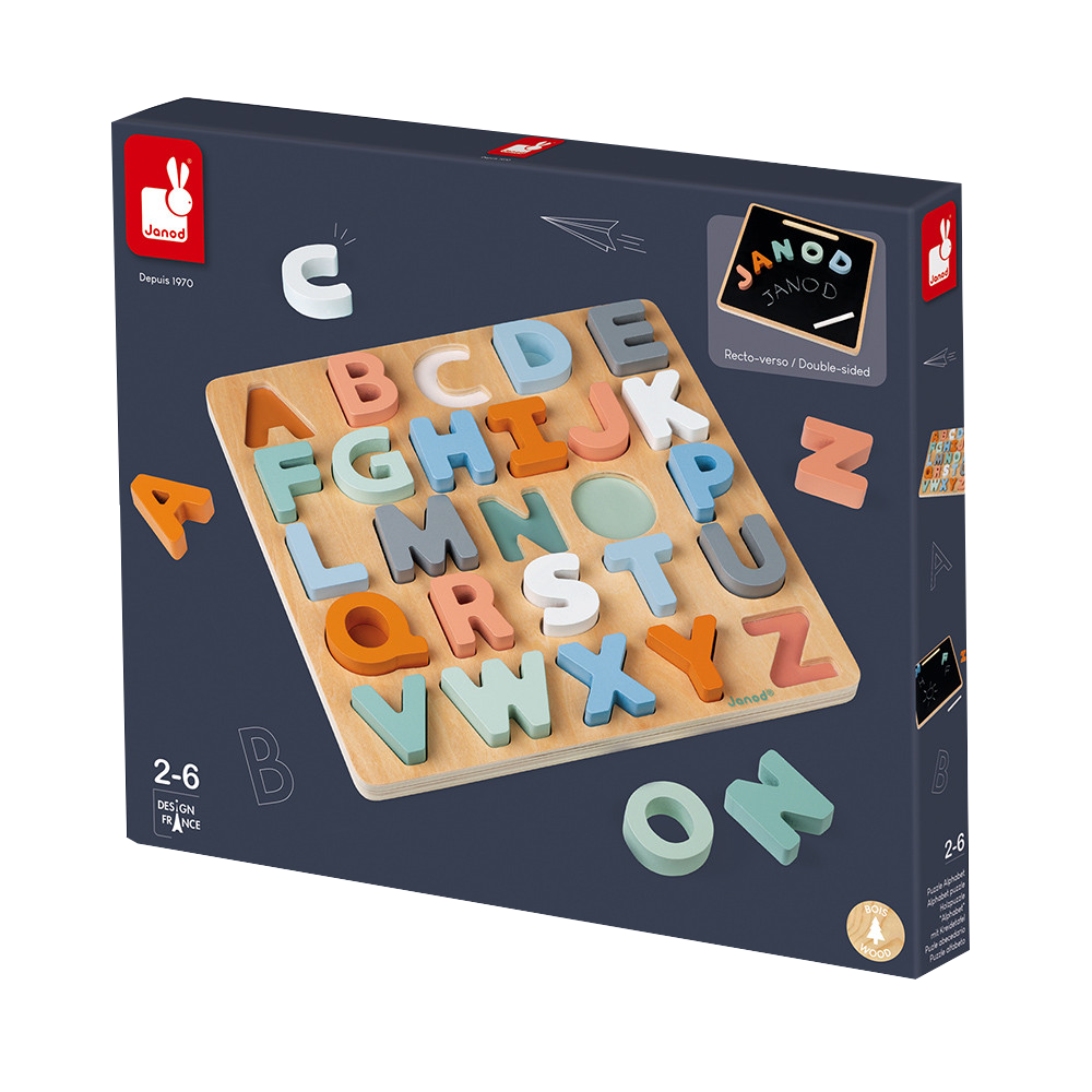 Sweet Cocoon Alphabet Puzzle Educational Toys Janod