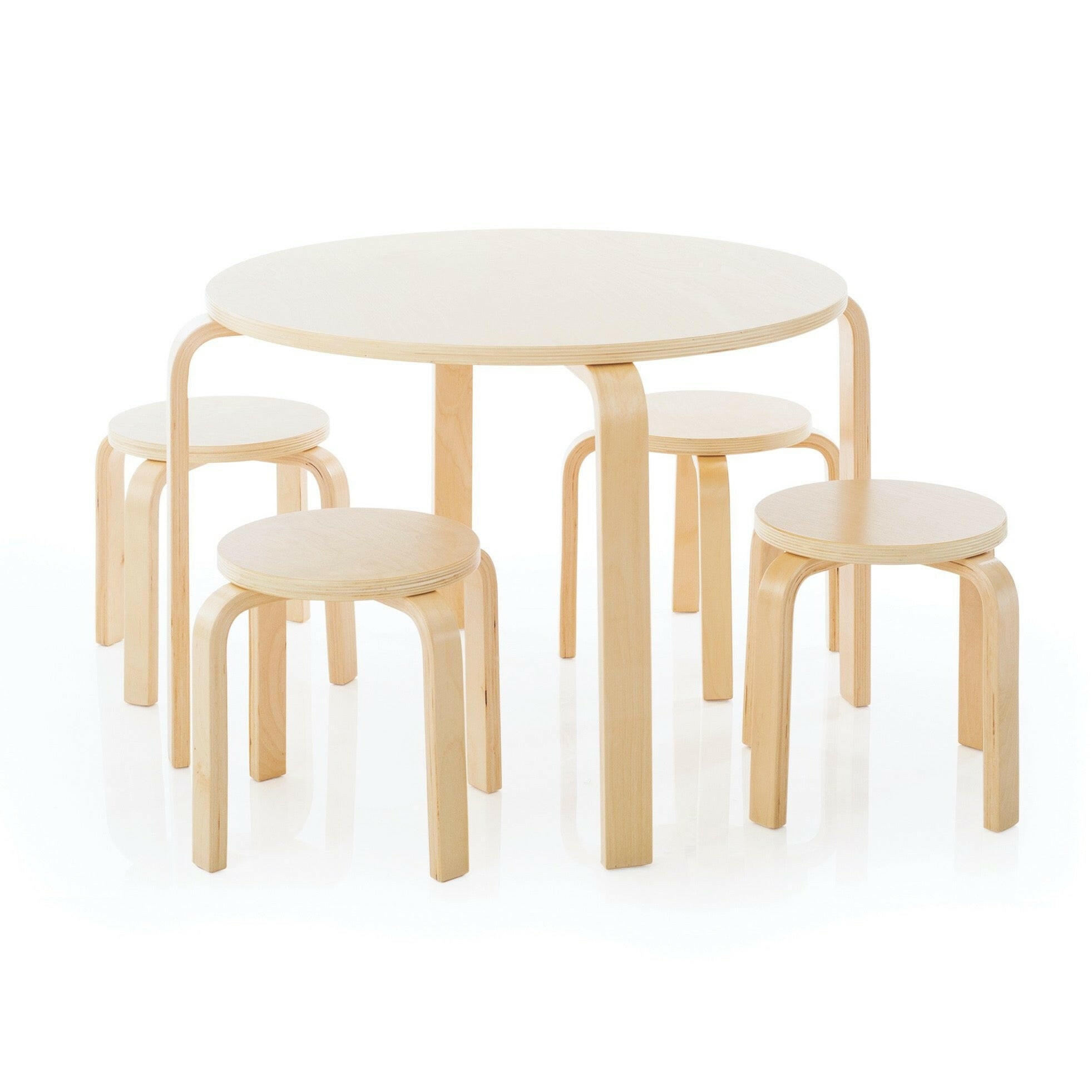Nordic Table Set – Natural Playroom Furniture Guidecraft