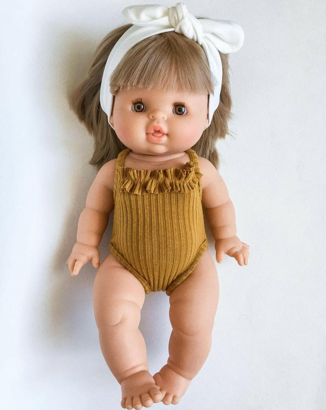 Ruffle Onesie Doll Clothing Little Wonder & Co.