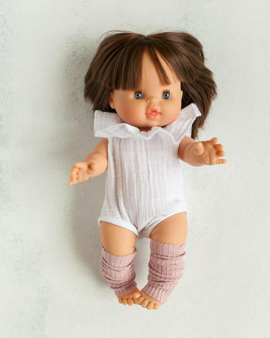 Doll Leg Warmers Doll Clothing Little Wonder & Co. Tea Rose
