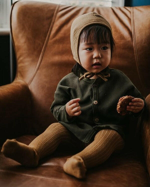 The Ribbed Tight - Bronze Socks The Simple Folk