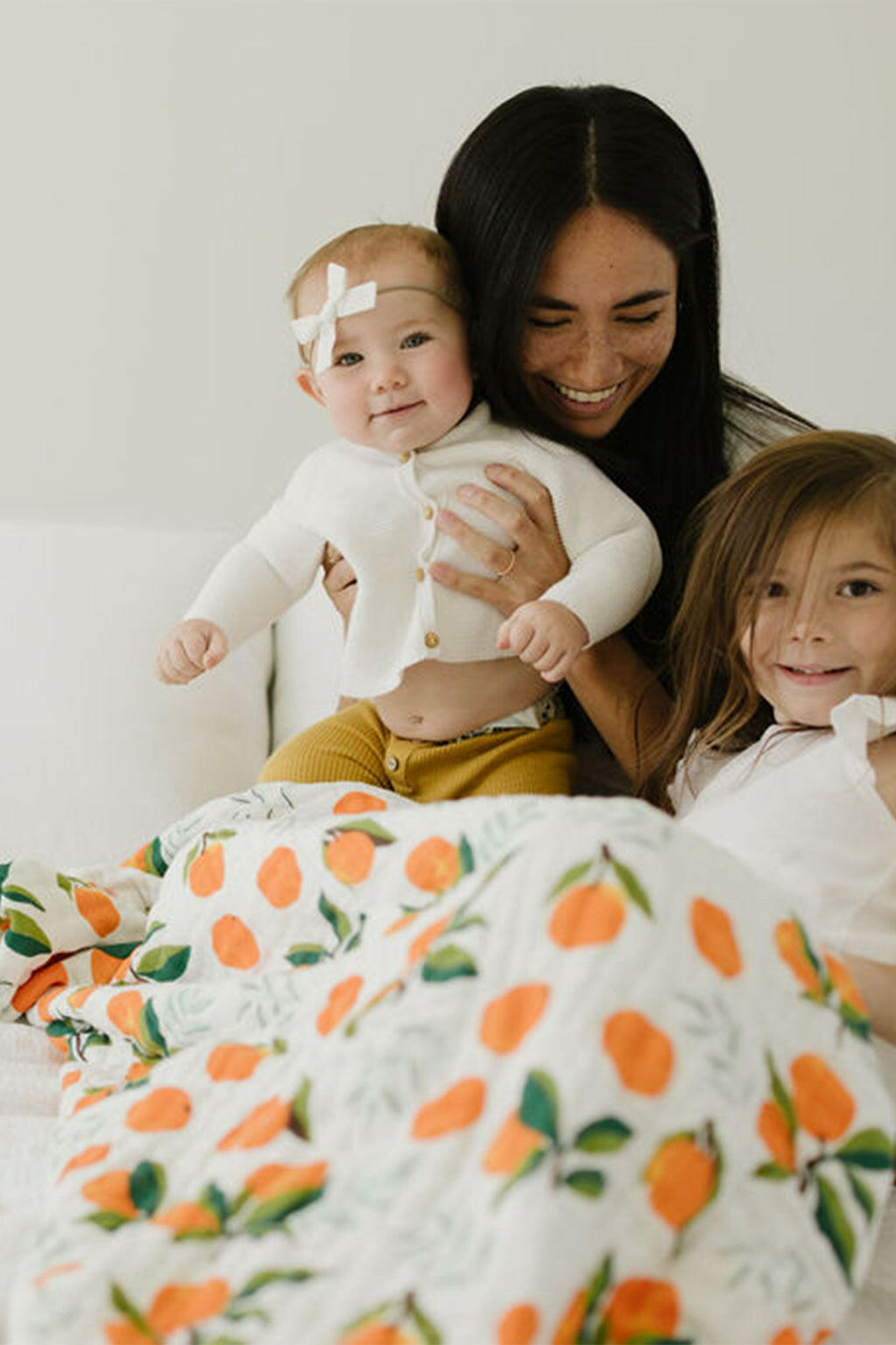 Large Clementine Throw Blanket Quilts Clementine Kids