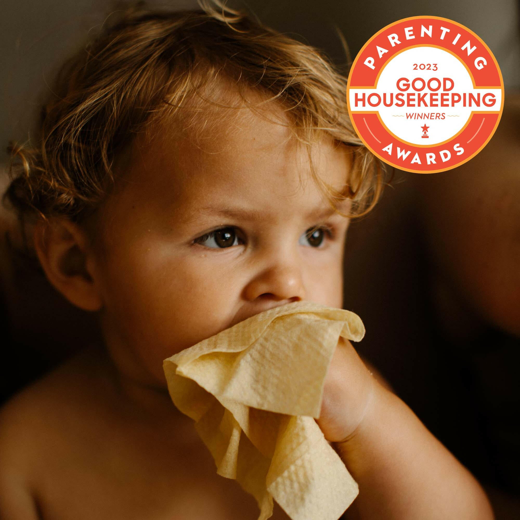 Box of Unbleached Bamboo Wipes Wipes Eco Pea Co.