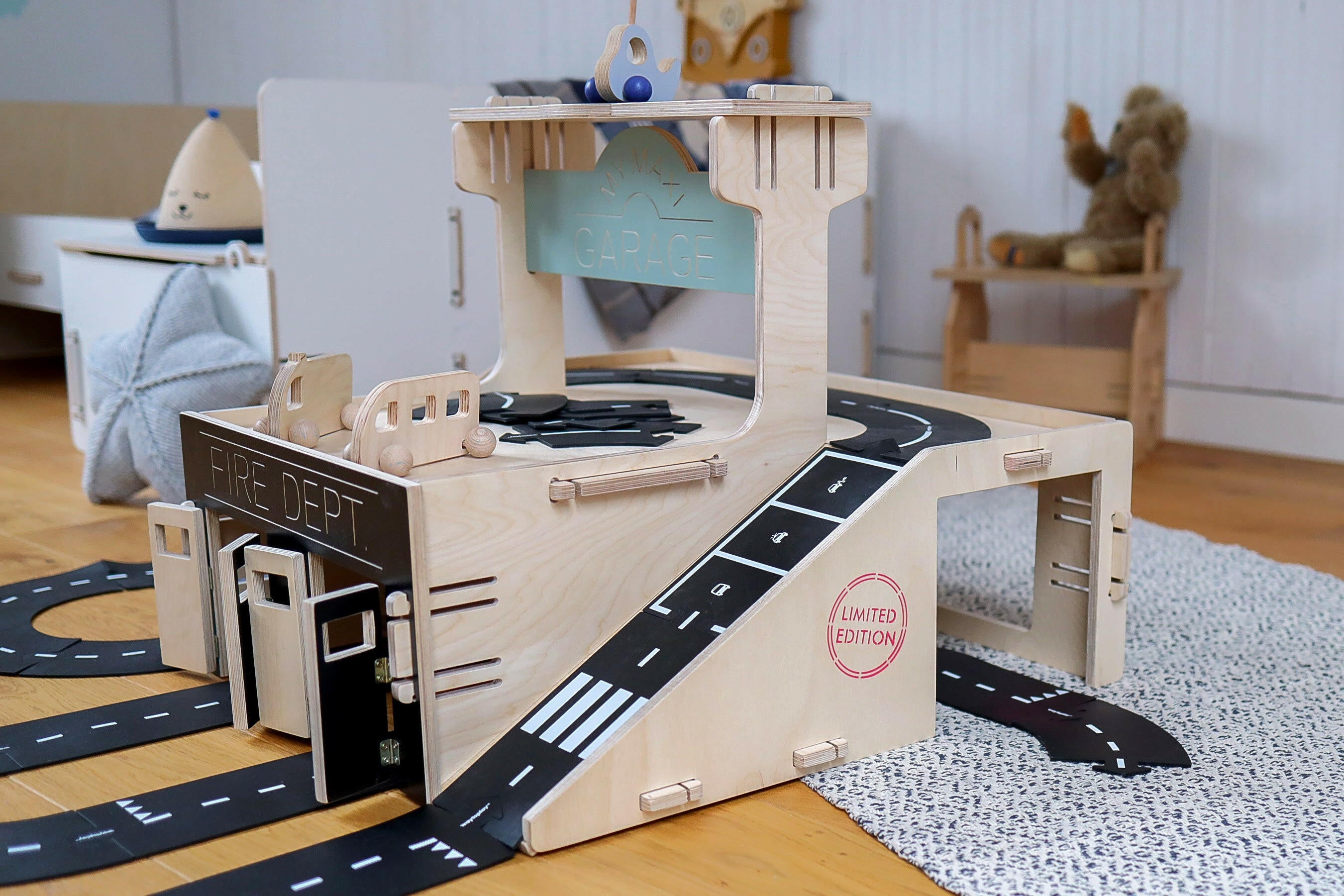 Maxi Car Garage Wooden Toys myminihome