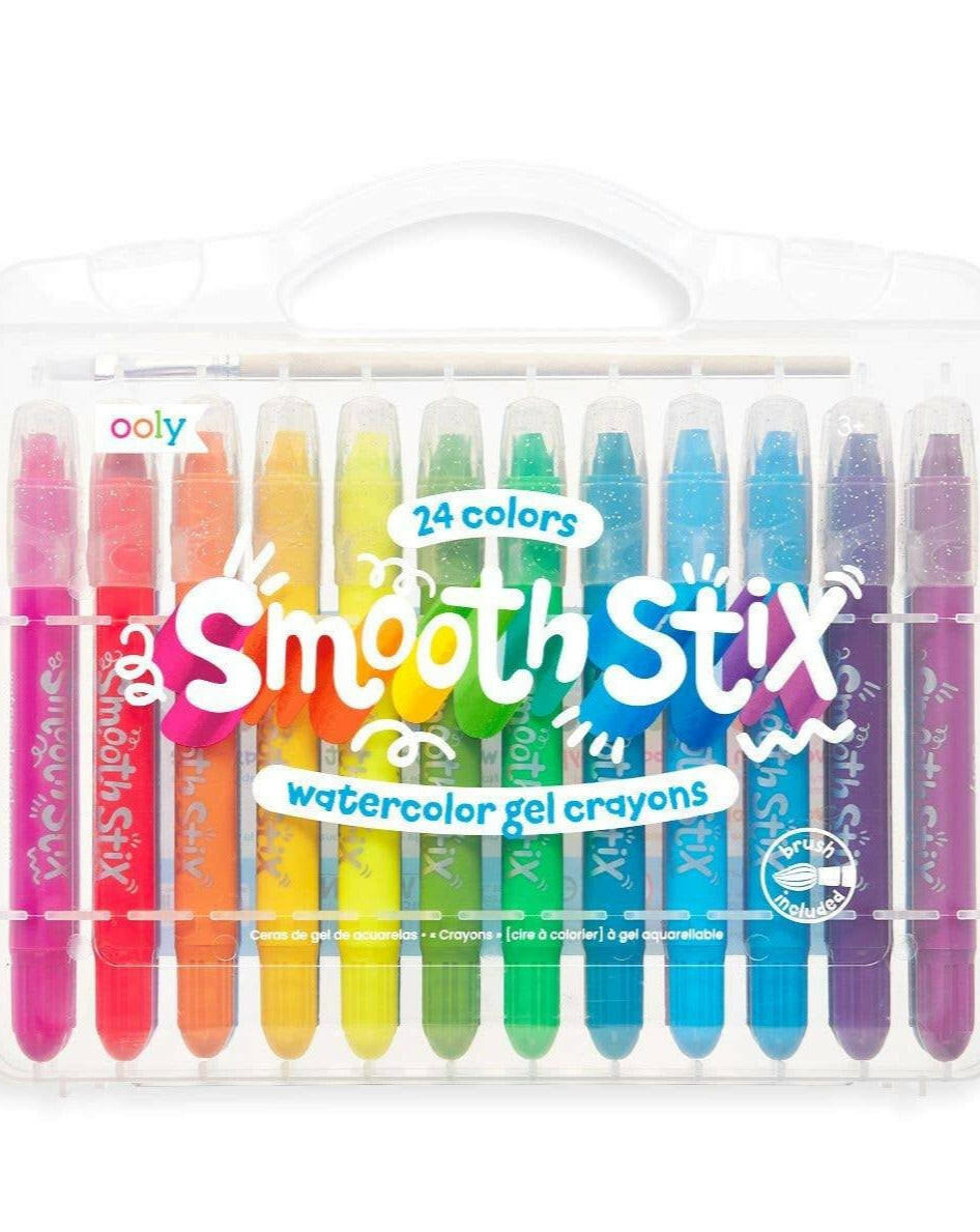 Smooth Stix Watercolor Gel Crayons Art Supplies OOLY - Art & School Supplies