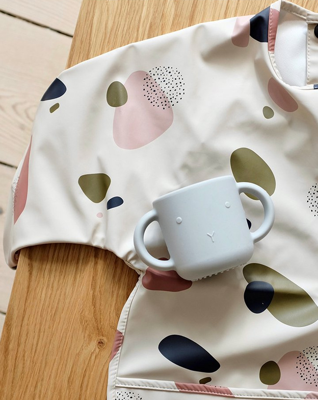 Waterproof Baby & Toddler Bib - Geometric Bibs Little Wonder & Co.