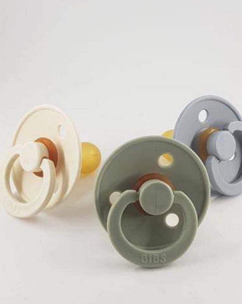 Bibs Pacifier 2 Pk - Sage/Ivory Pacifiers BIBS