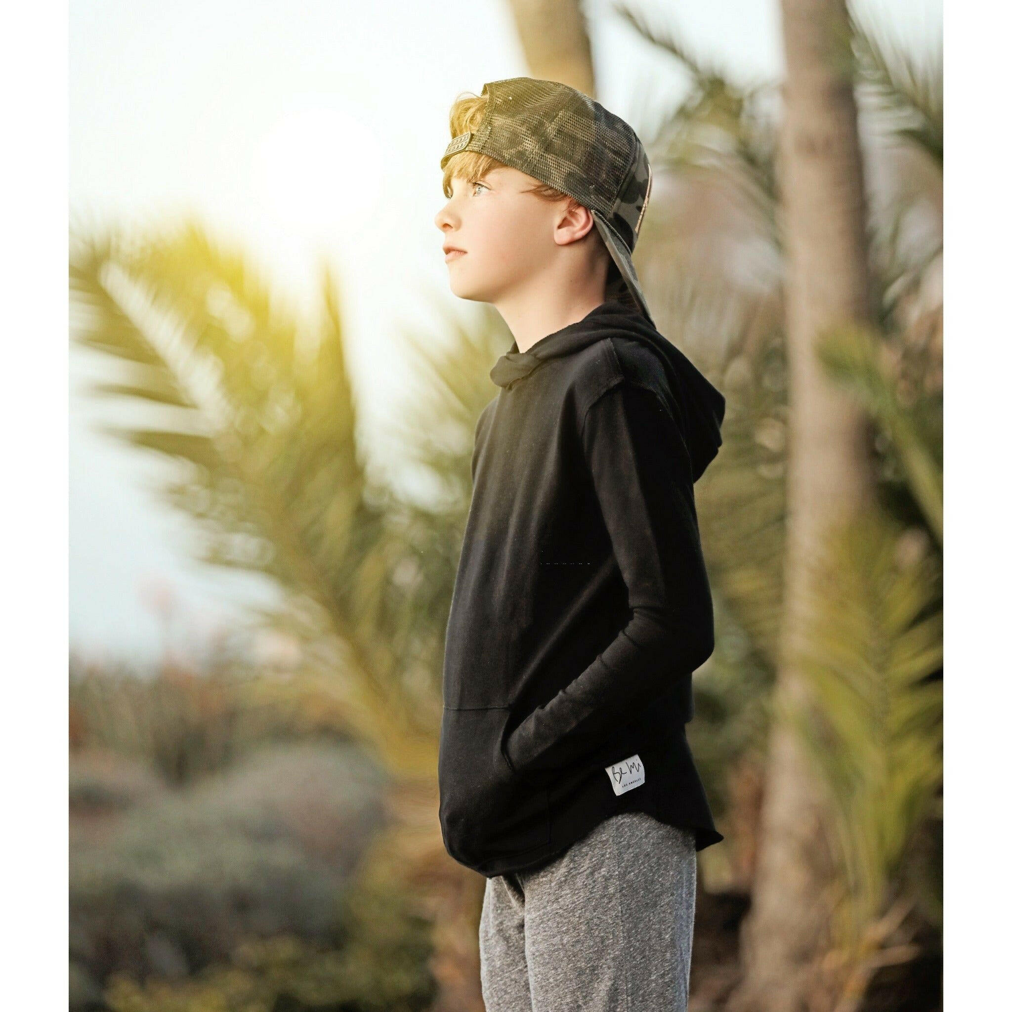 Organic Benji Hoodie Black Sweatshirts Be Mi Los Angeles