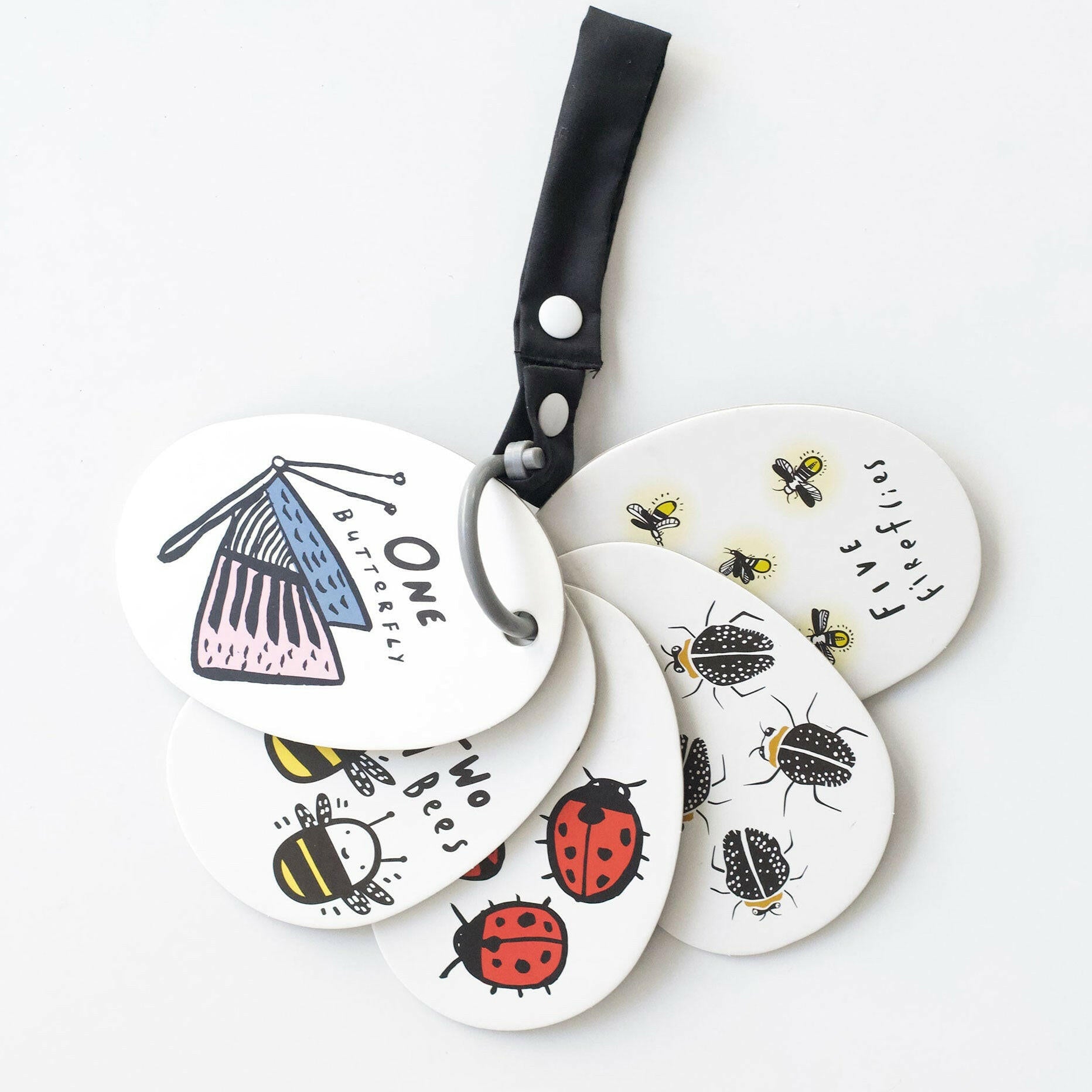 Stroller Cards - I See Bugs to Count Stroller Toys Wee Gallery