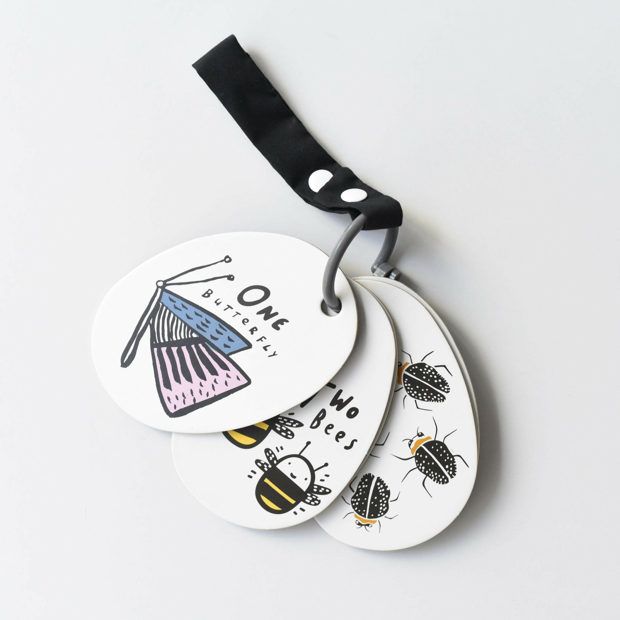 Stroller Cards - I See Bugs to Count Stroller Toys Wee Gallery