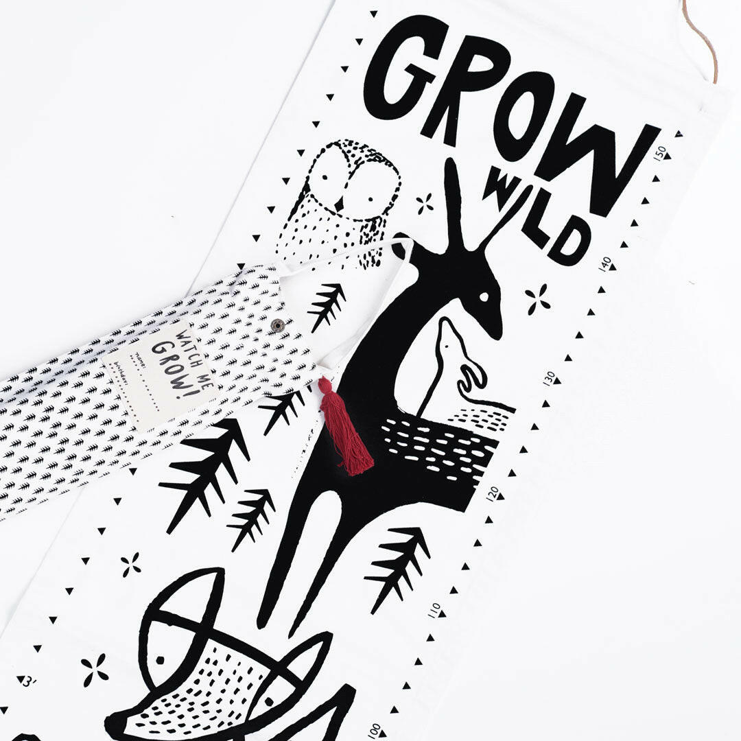 Canvas Growth Chart - Woodland Decor Wee Gallery