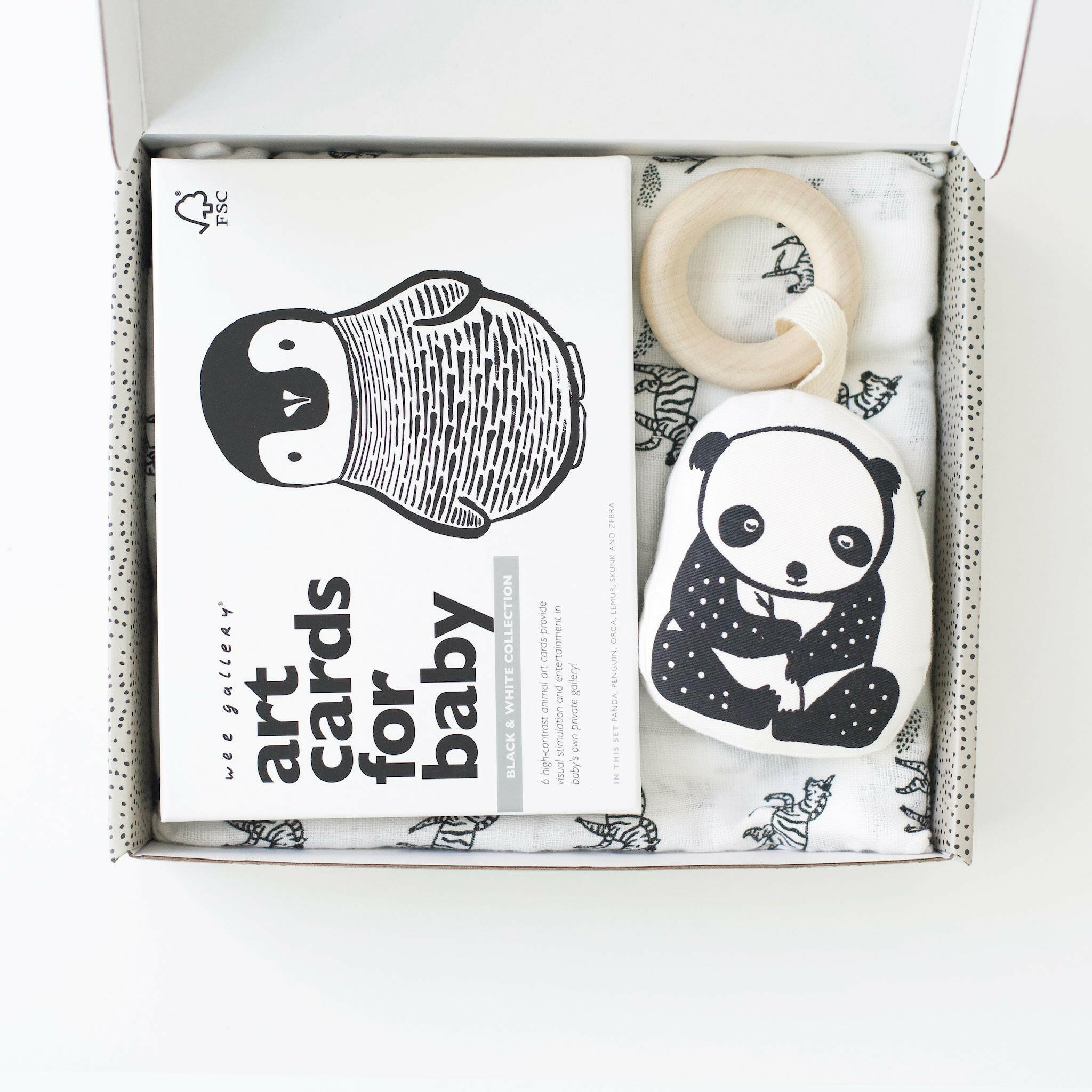 Little Naturalist Gift Set - Black + White Gift Sets Wee Gallery