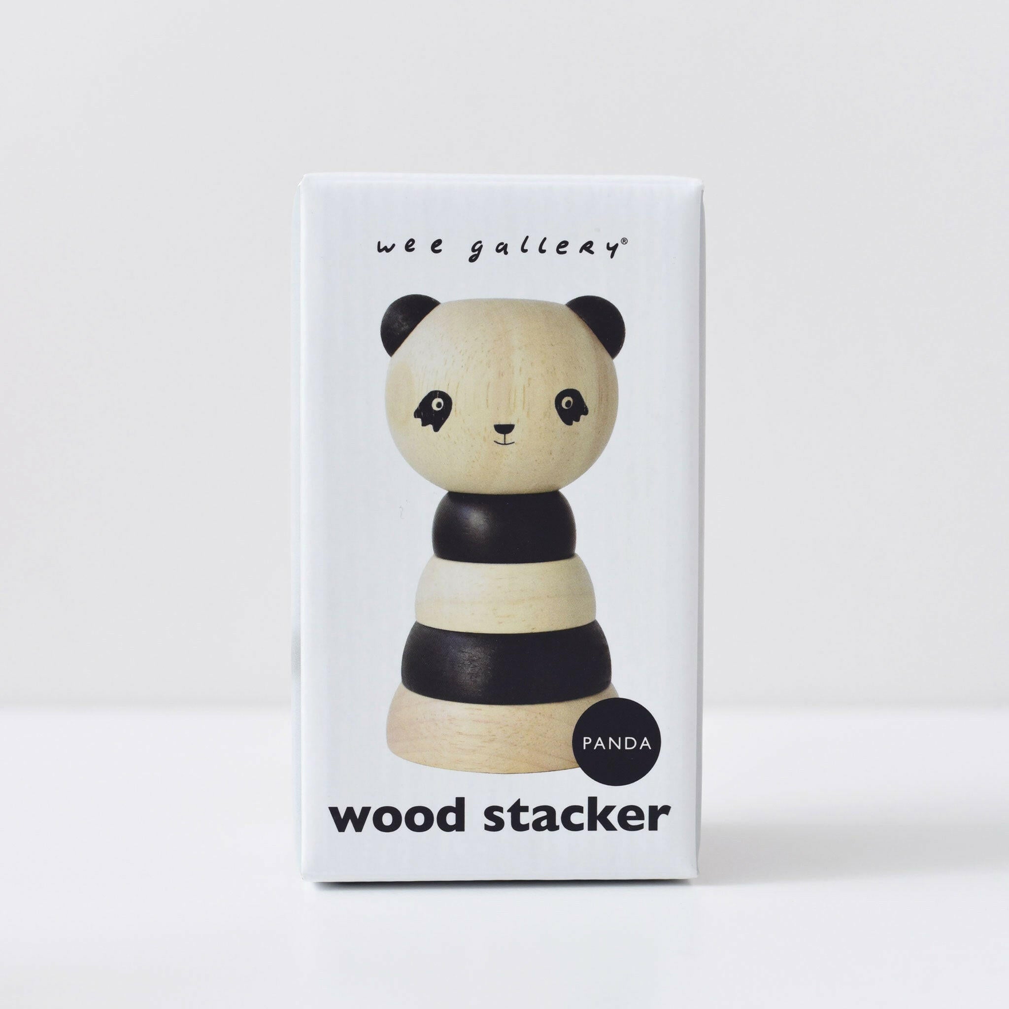Wood Stacker - Panda Wooden Toys Wee Gallery